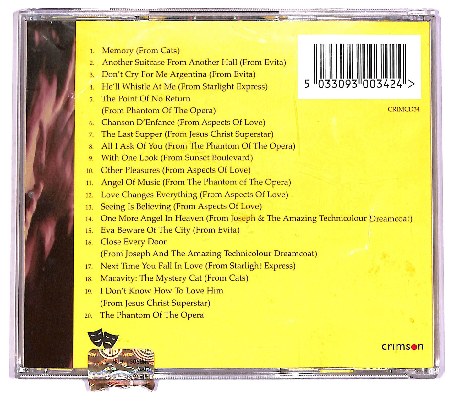 EBOND Andrew Lloyd Webber - The Music Of Andrew Lloyd Webber CD CD072469