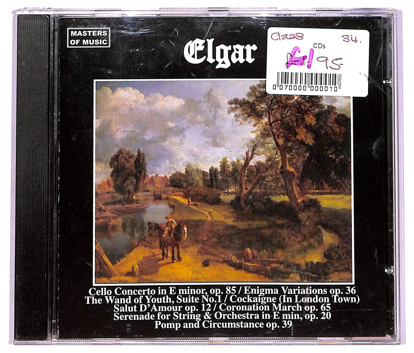 EBOND Elgar - The Masters Of Music Elgar CD CD072502