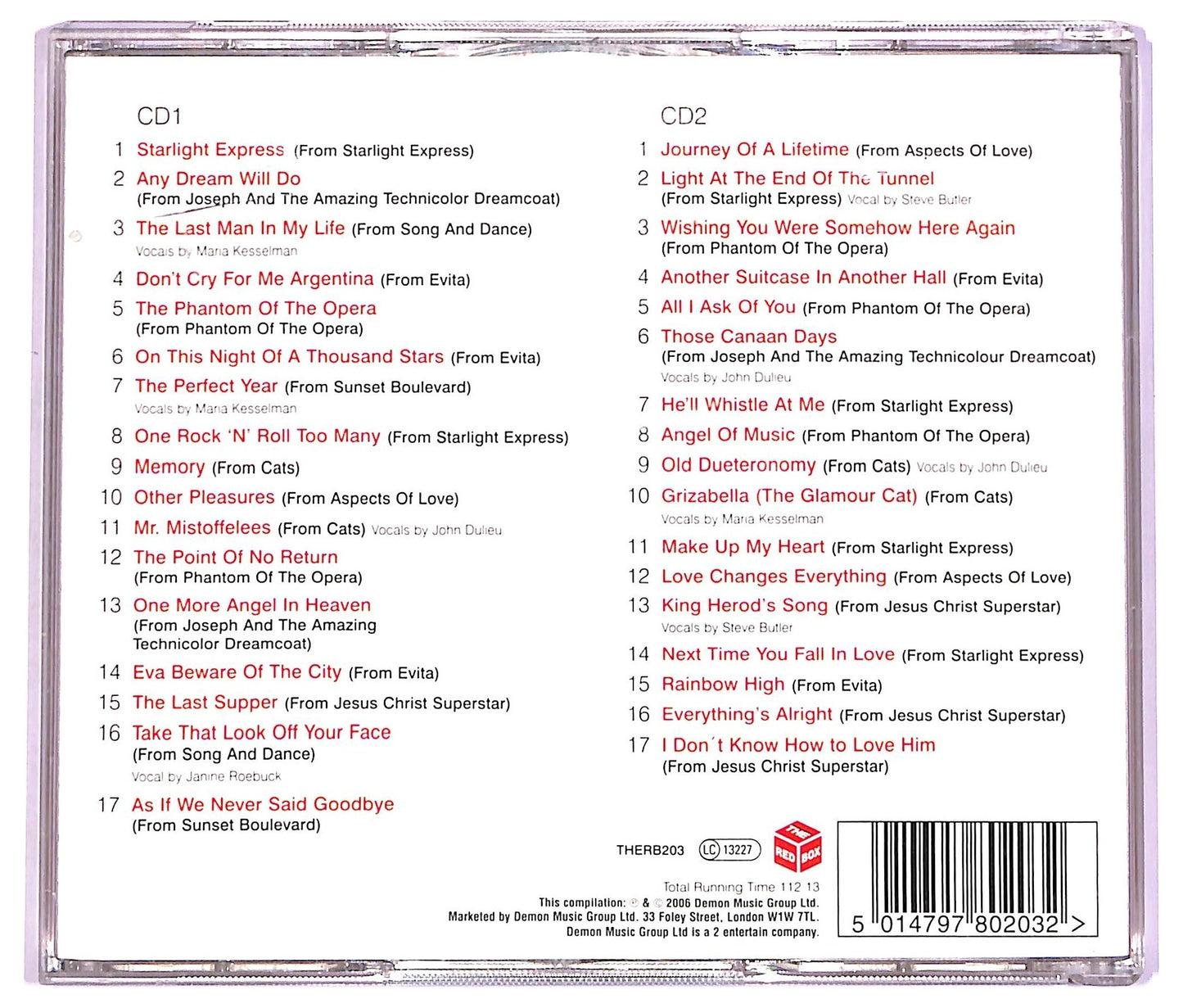 EBOND Andrew Lloyd Webber - The Essential Collection CD CD072517