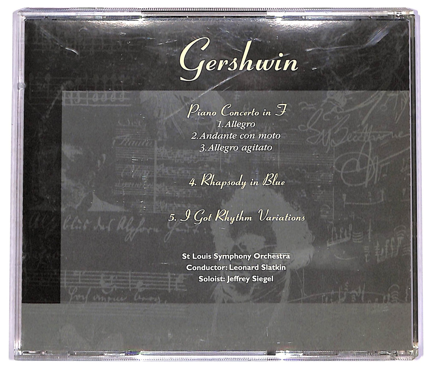 EBOND Gershwin - piano concerto in F - the Greta composers CD CD072529