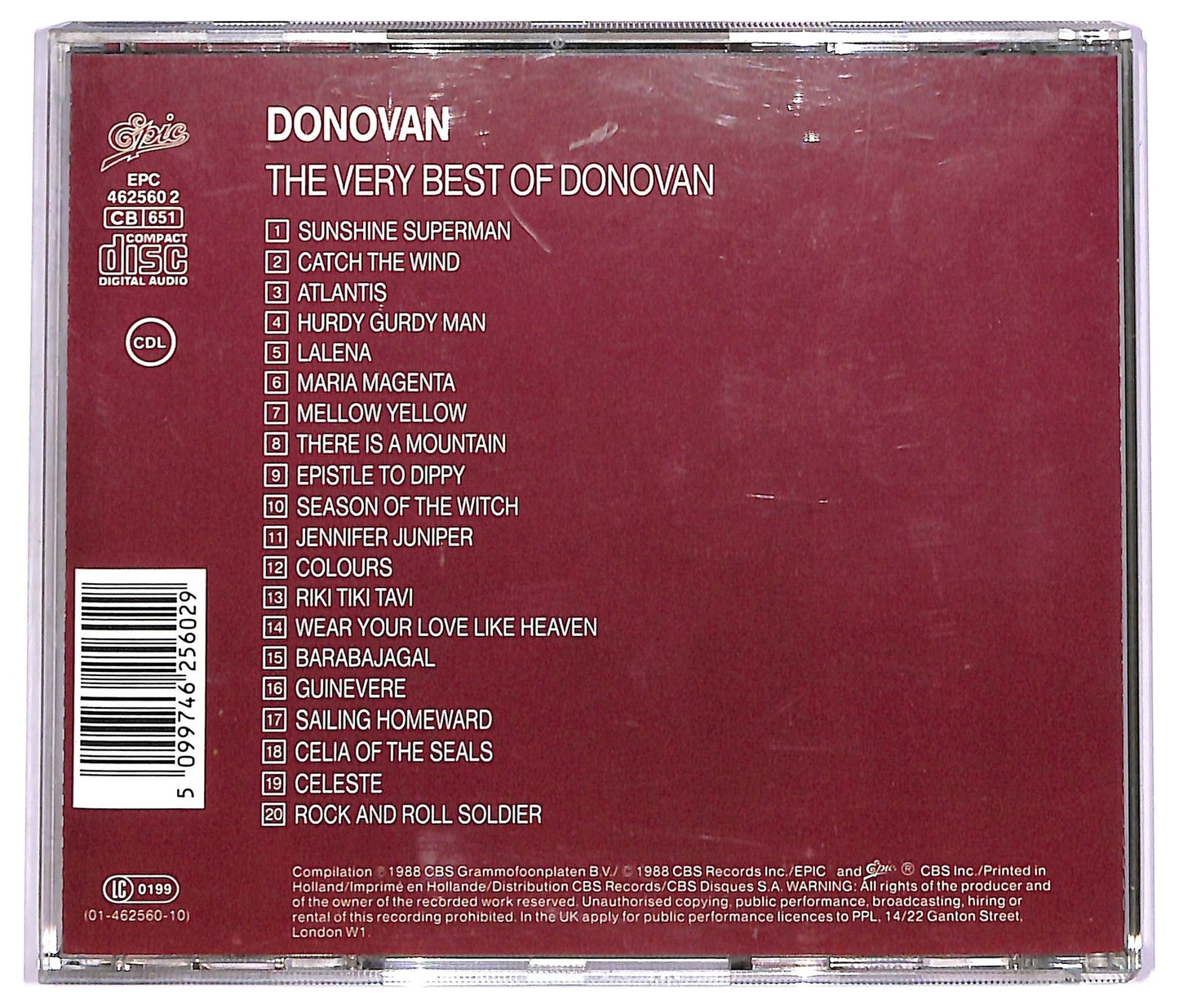 EBOND Donovan - The Very Best Of Donovan CD CD072560
