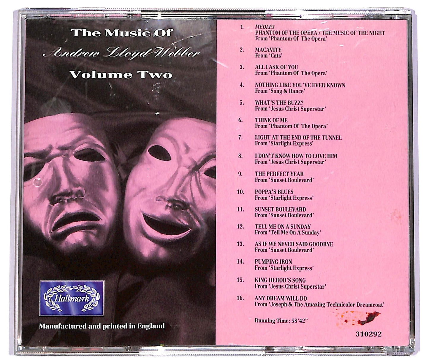 EBOND The music of andrew lloyd webber volume two CD CD072603