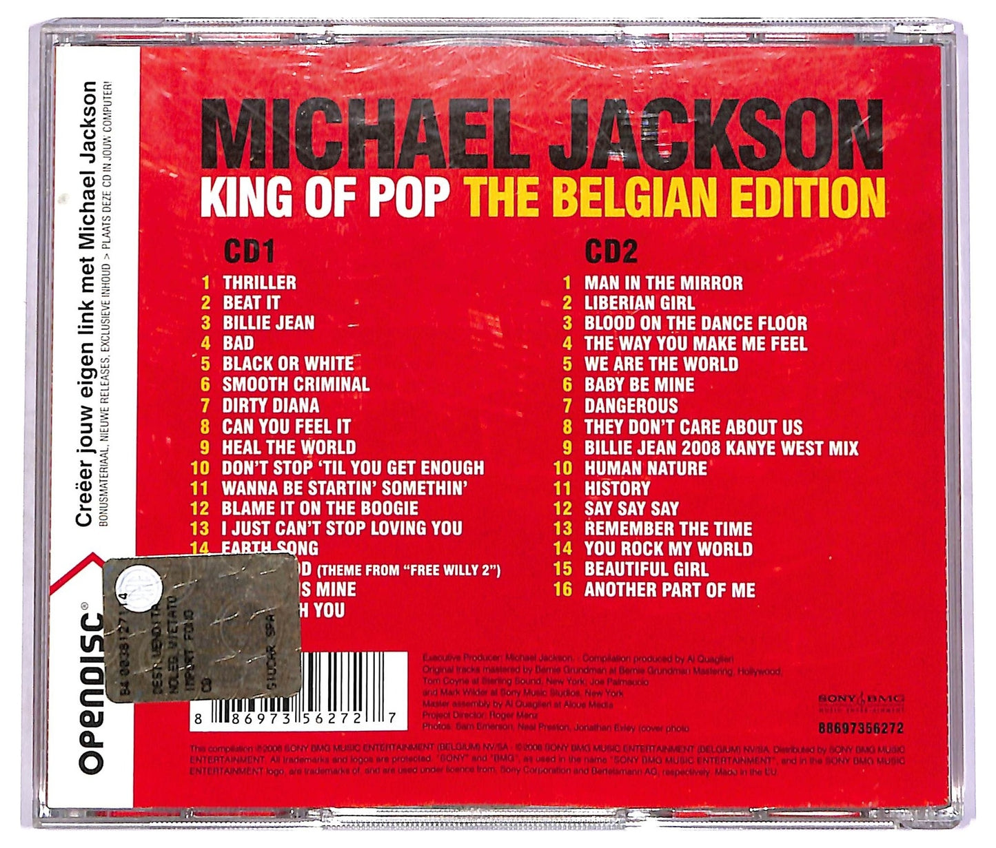 EBOND Michael Jackson - King Of Pop (The Belgian Edition) CD CD072615