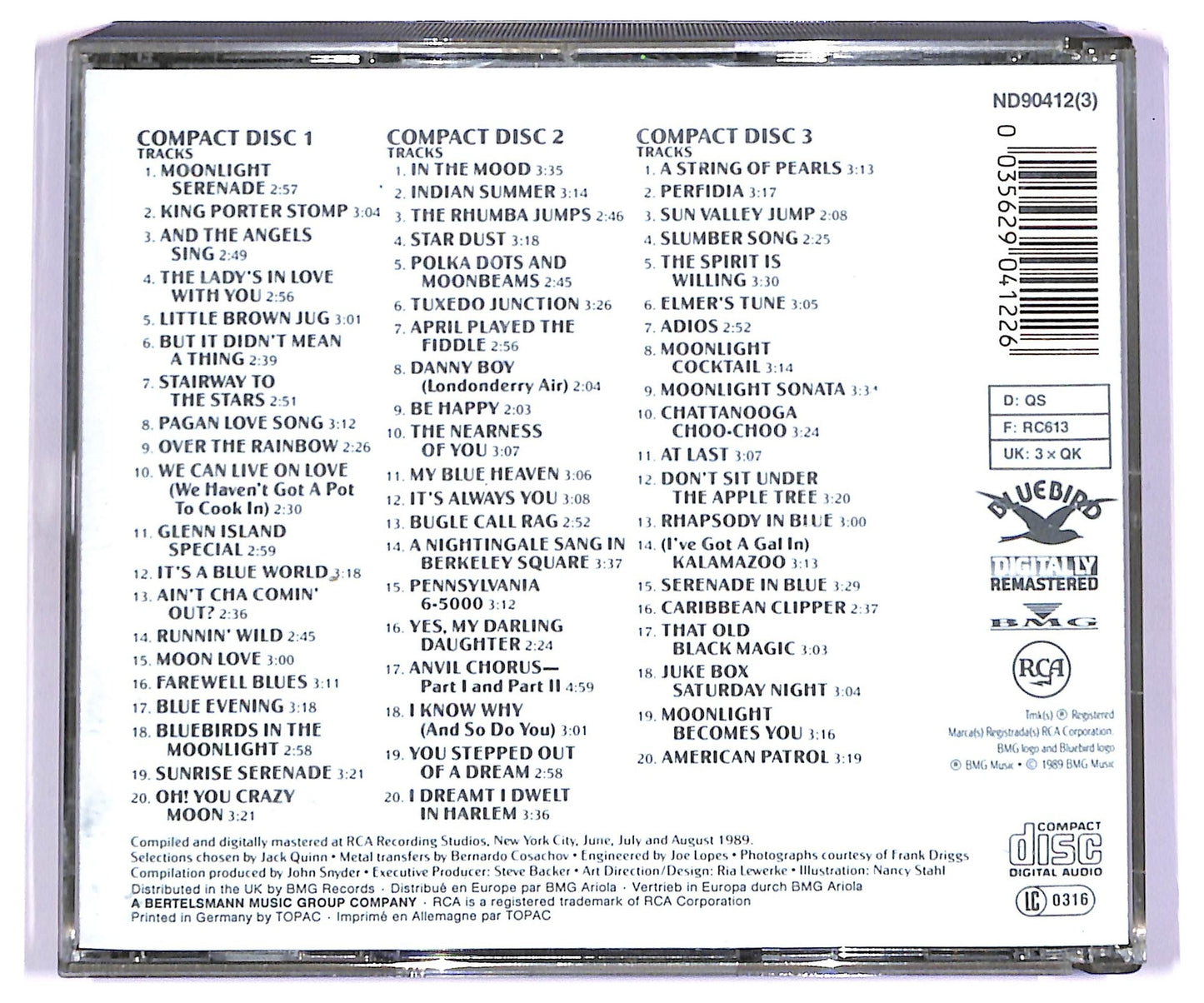 EBOND Glenn Miller - The Popular Recordings (1938-1942) CD CD072638