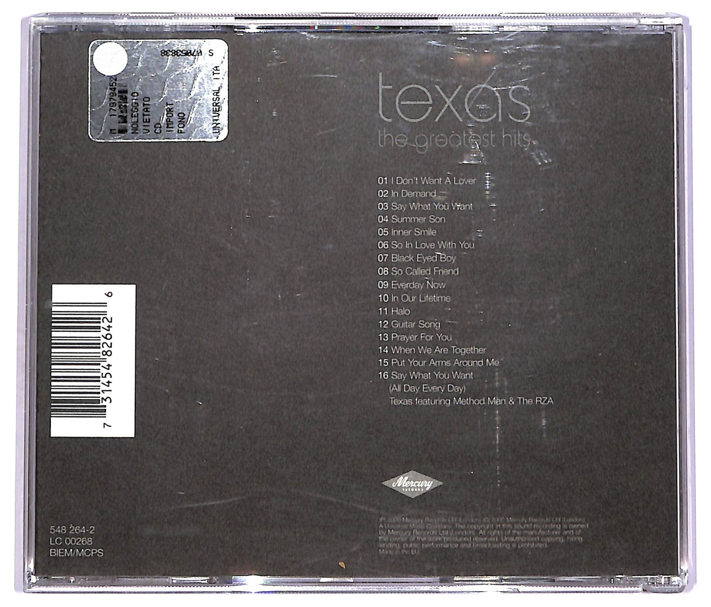 EBOND Texas - The Greatest Hits CD CD072701