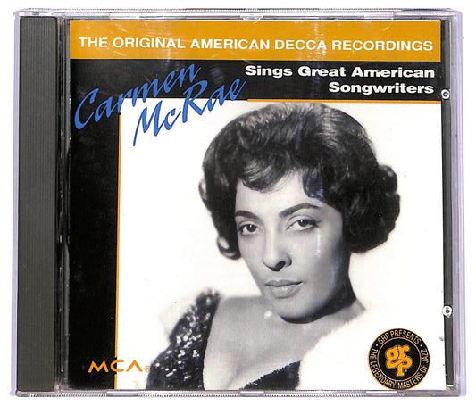 EBOND Carmen McRae - Sings Great American Songwriters CD CD072706