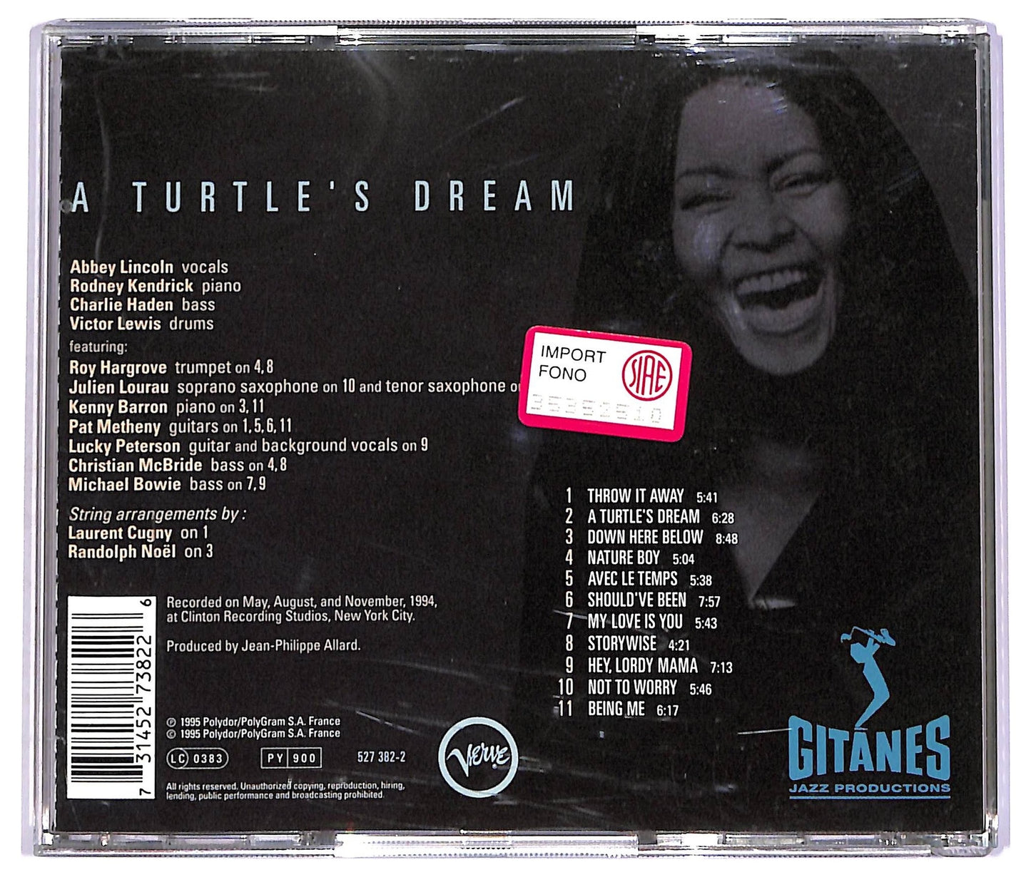 EBOND Abbey Lincoln - A Turtle's Dream CD CD072739
