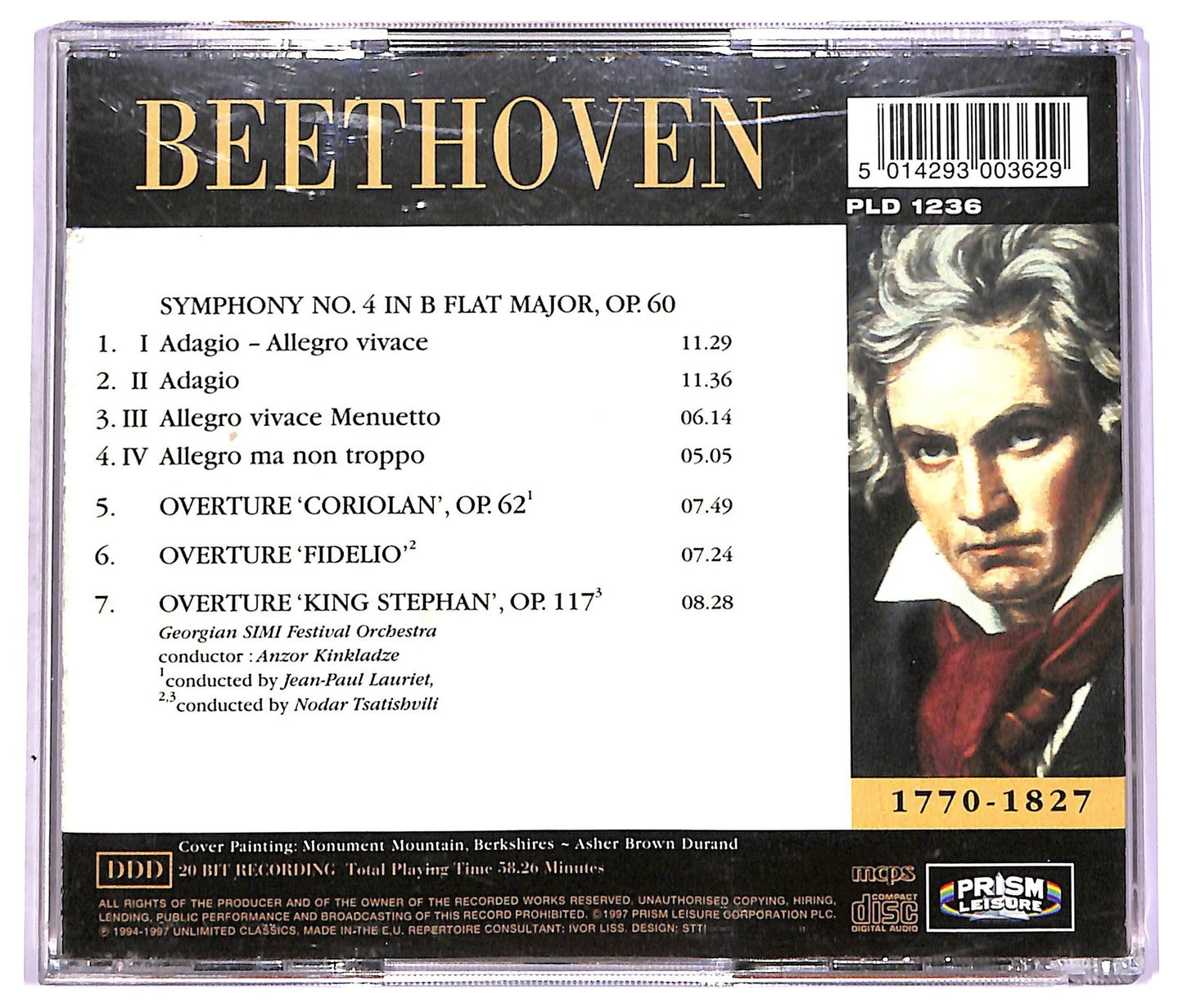 EBOND Beethoven - Symphony no.4 CD CD072859