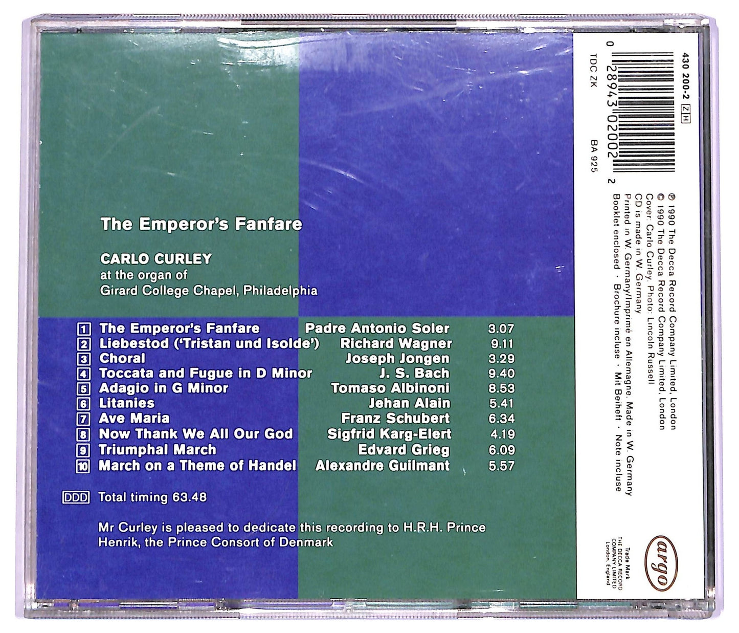 EBOND Carlo Curley - The Emperor's Fanfare CD CD072949