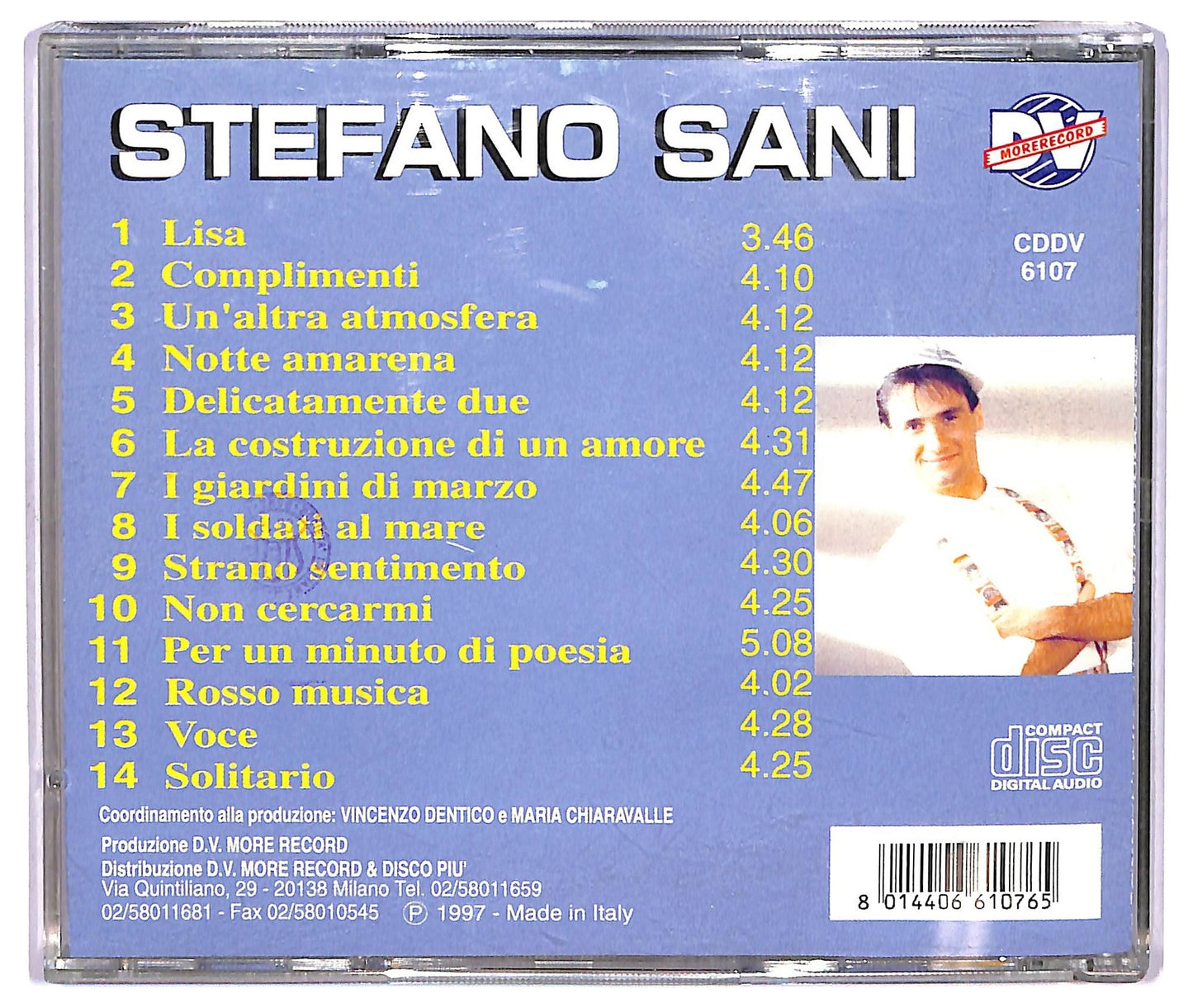 EBOND Stefano Sani - Per Un Minuto Di Poesia CD CD073006
