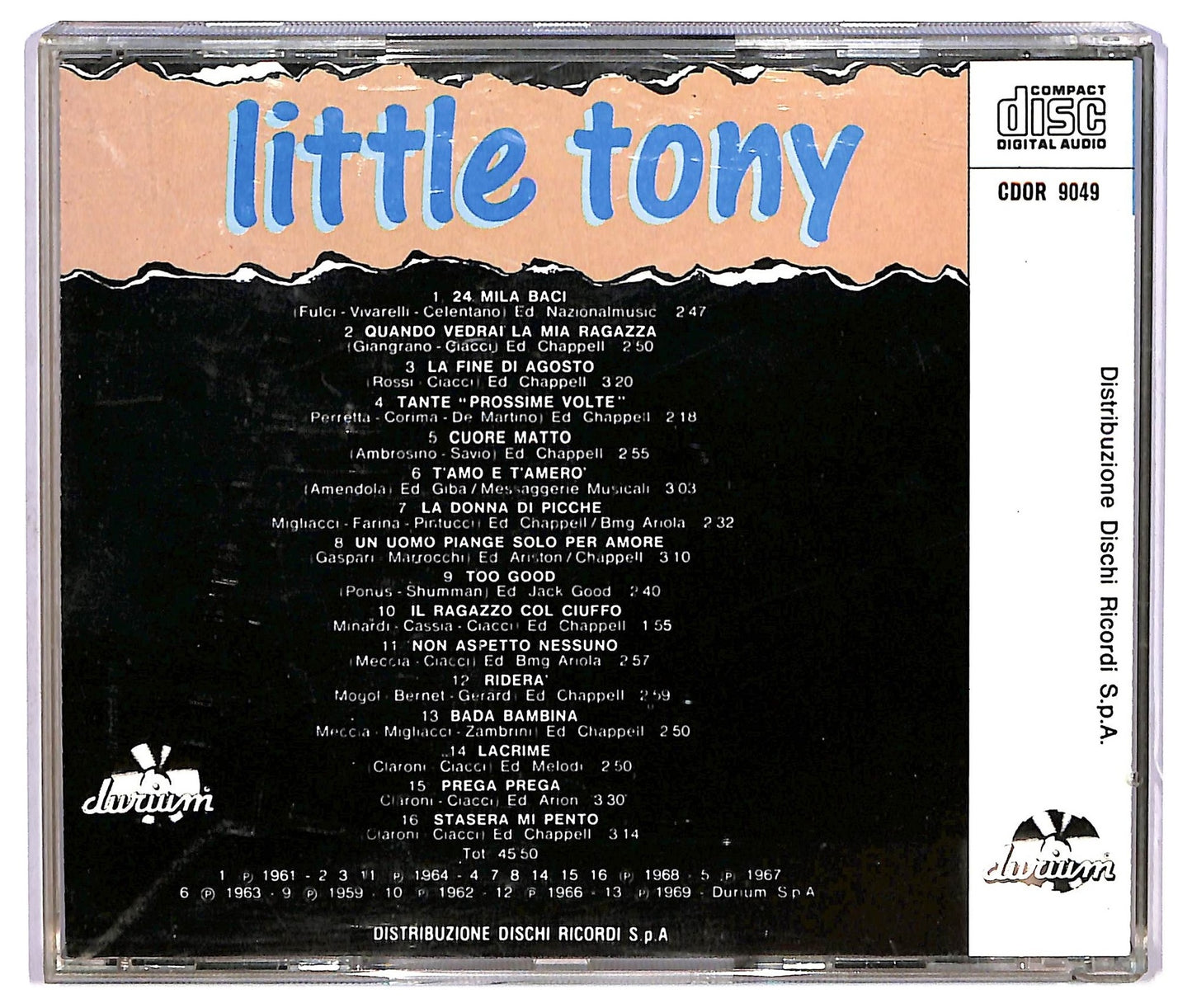 EBOND Little Tony - Raccolta Di Successi Volume 2 CD CD073025