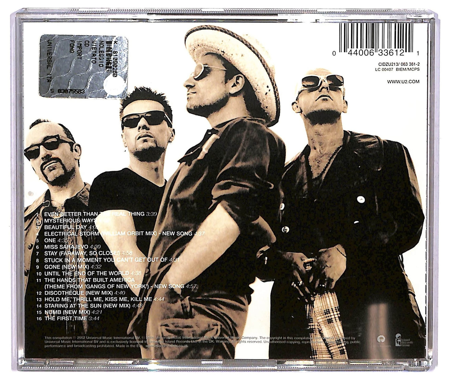 EBOND U2 - The Best Of 1990-2000 CD CD073050