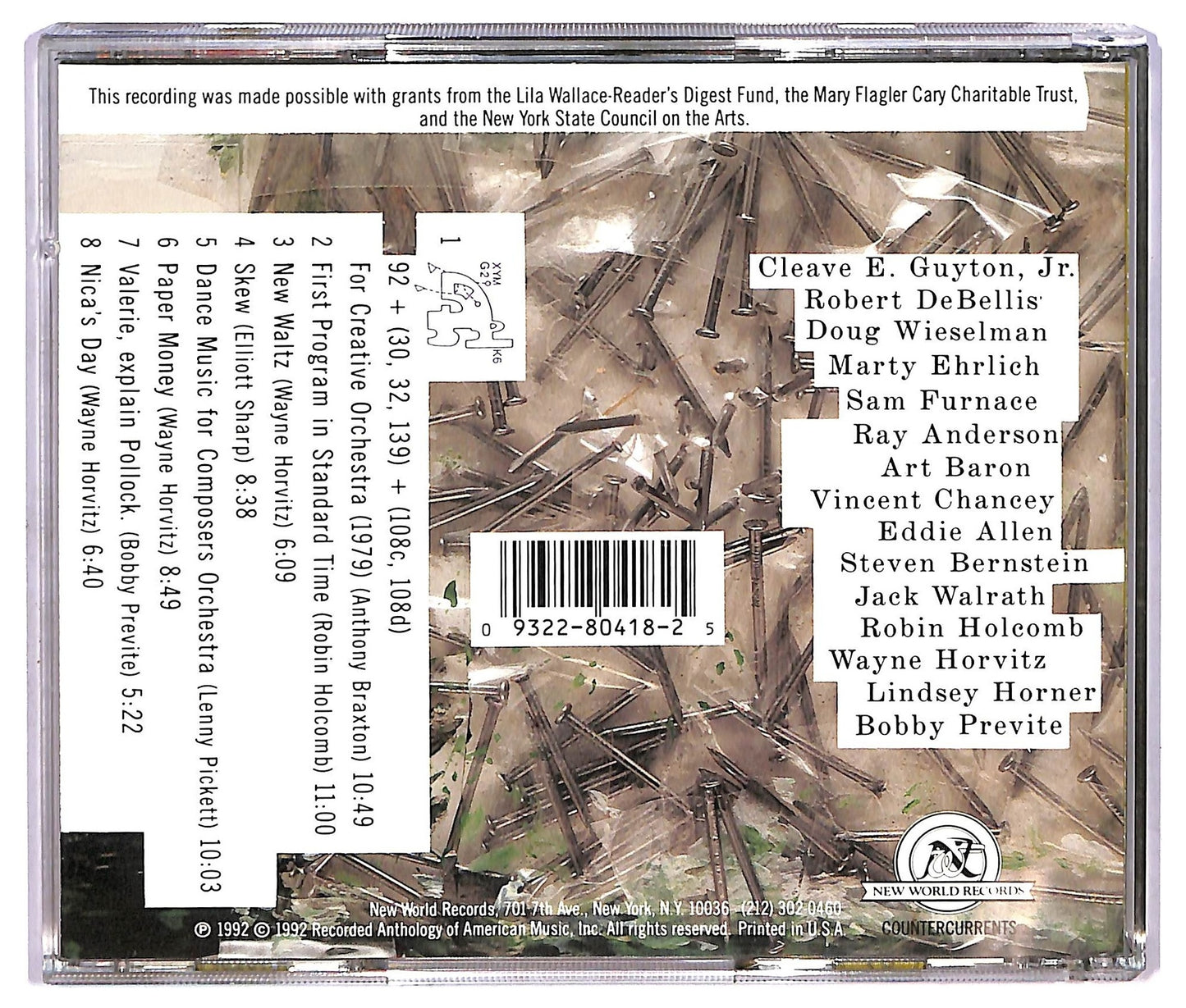 EBOND The New York Composers Orchestra - First Program In Standard Time CD CD073157