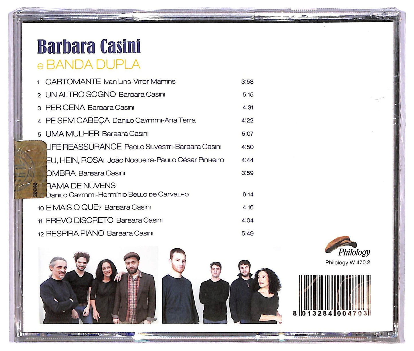 EBOND Barbara Casini e Banda Dupla - Uma Mulher CD CD073206