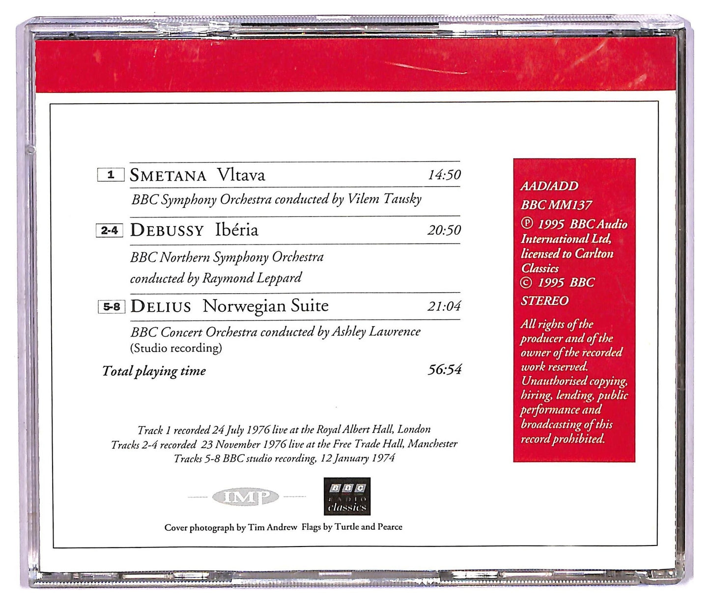 EBOND Smetana Debussy Delius - Die Moldau Iberia Norwegian Suite CD CD073312