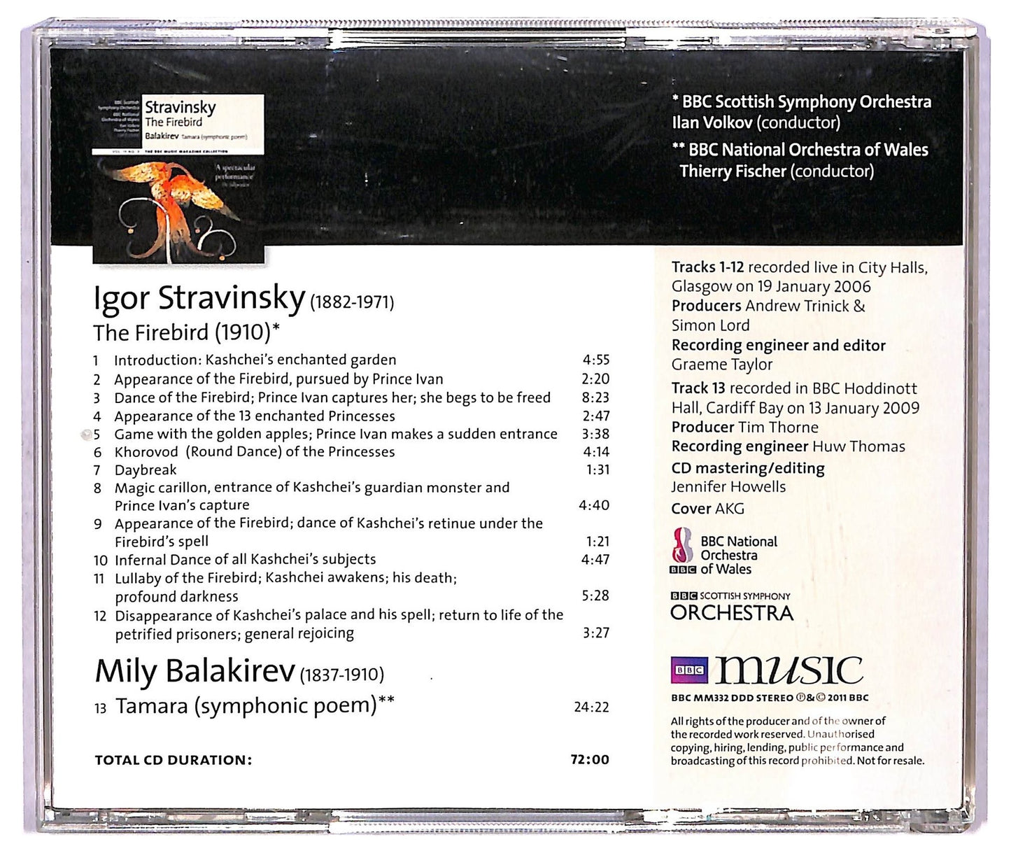 EBOND Stravinsky - The Firebird Tamara (Symphonic Poem) CD CD073316