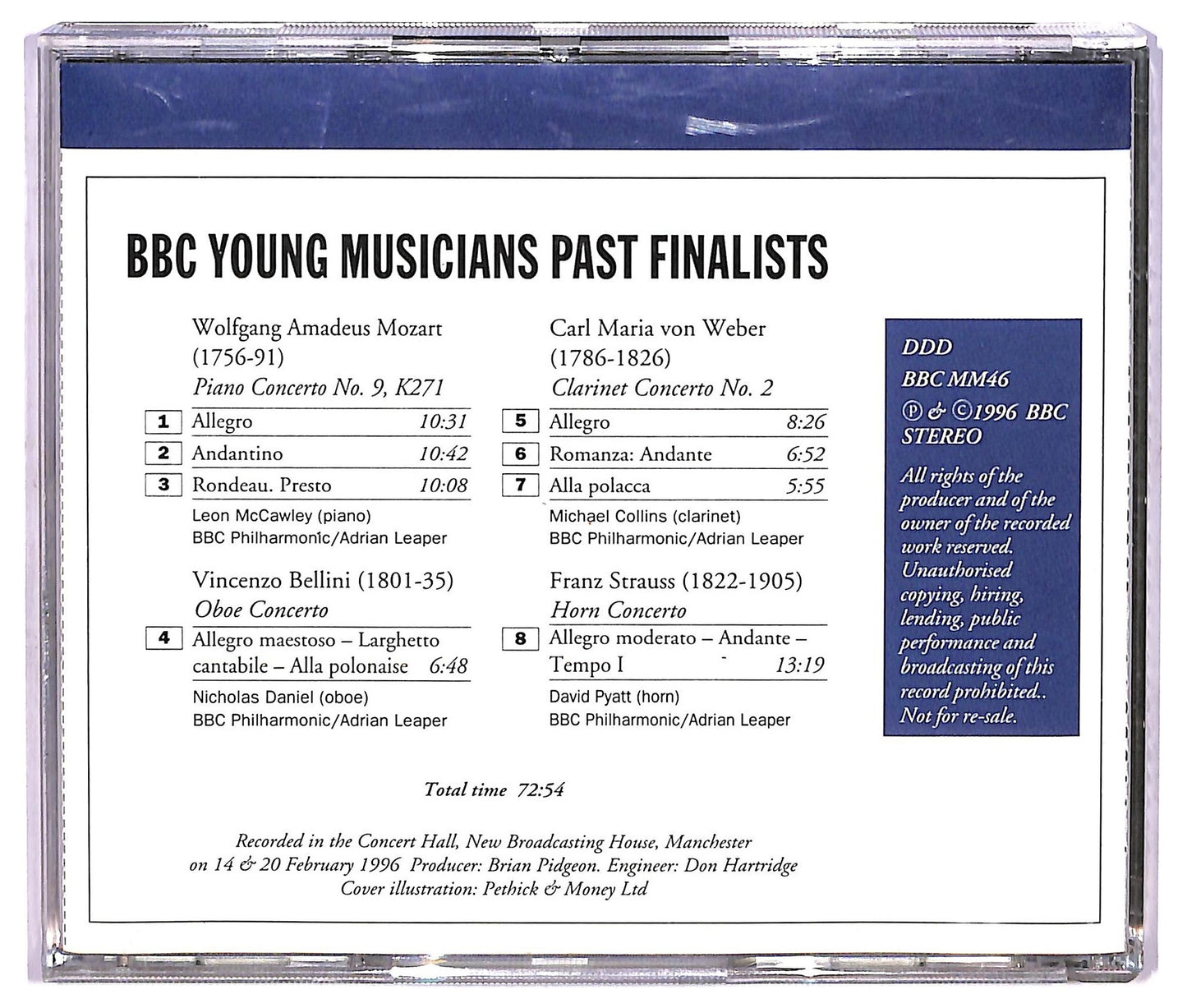 EBOND Various - BBC Young Musicians Past Finalists CD CD073319