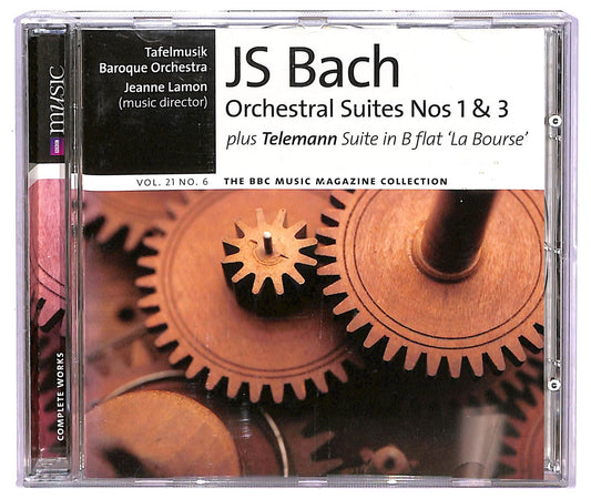 EBOND JS Bach Plus Telemann - Orchestral Suites Nos 1 & 3 Suite In B Flat 'La Bourse' CD CD073333