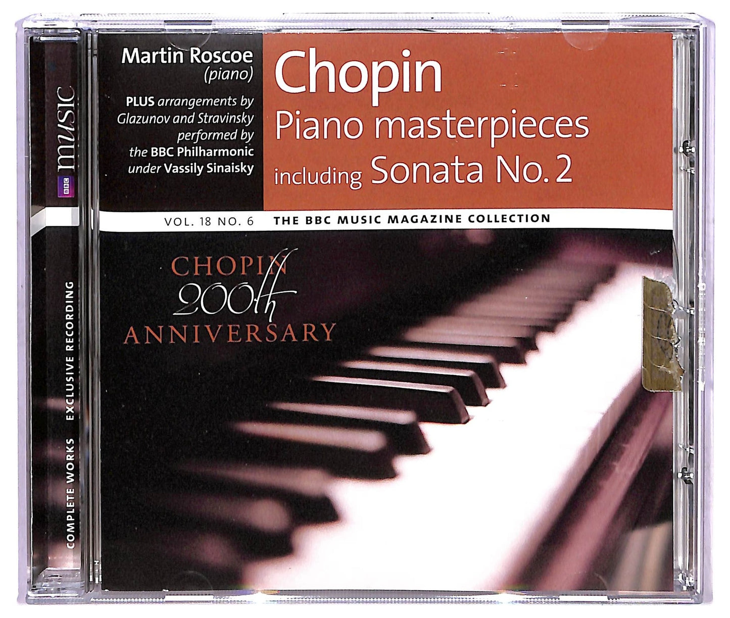 EBOND Martin Roscoe - Piano Masterpieces Including Sonata No. 2 CD CD073336