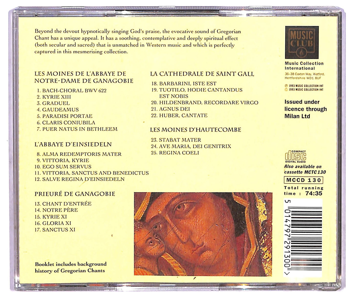 EBOND Various - Gregorian Chants CD CD073345