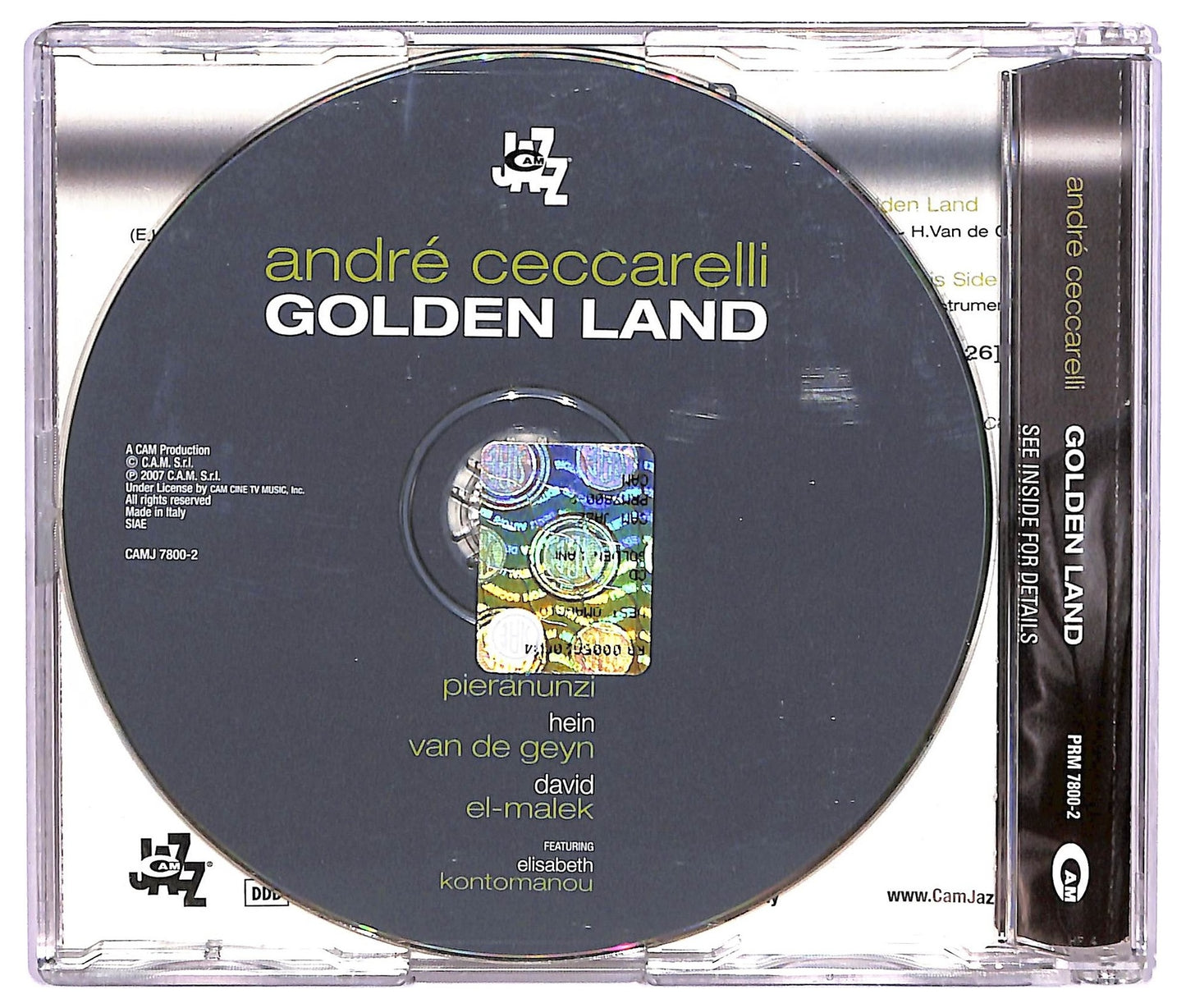 EBOND Andre Ceccarelli - Golden Land CD CD073412