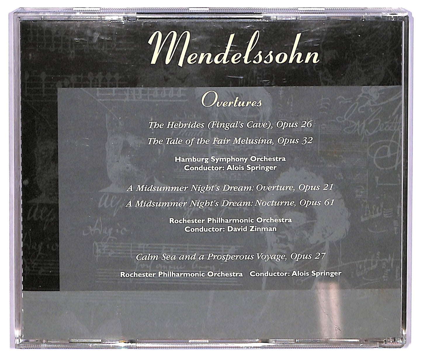 EBOND Mendelssohn - The Great Composers - Mendelssohn Overtures CD CD073501