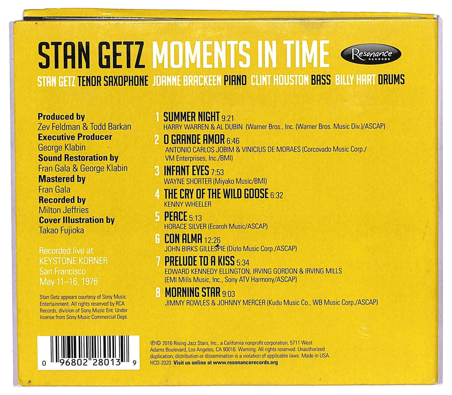 EBOND Stan Getz - Moments In Time CD CD073533