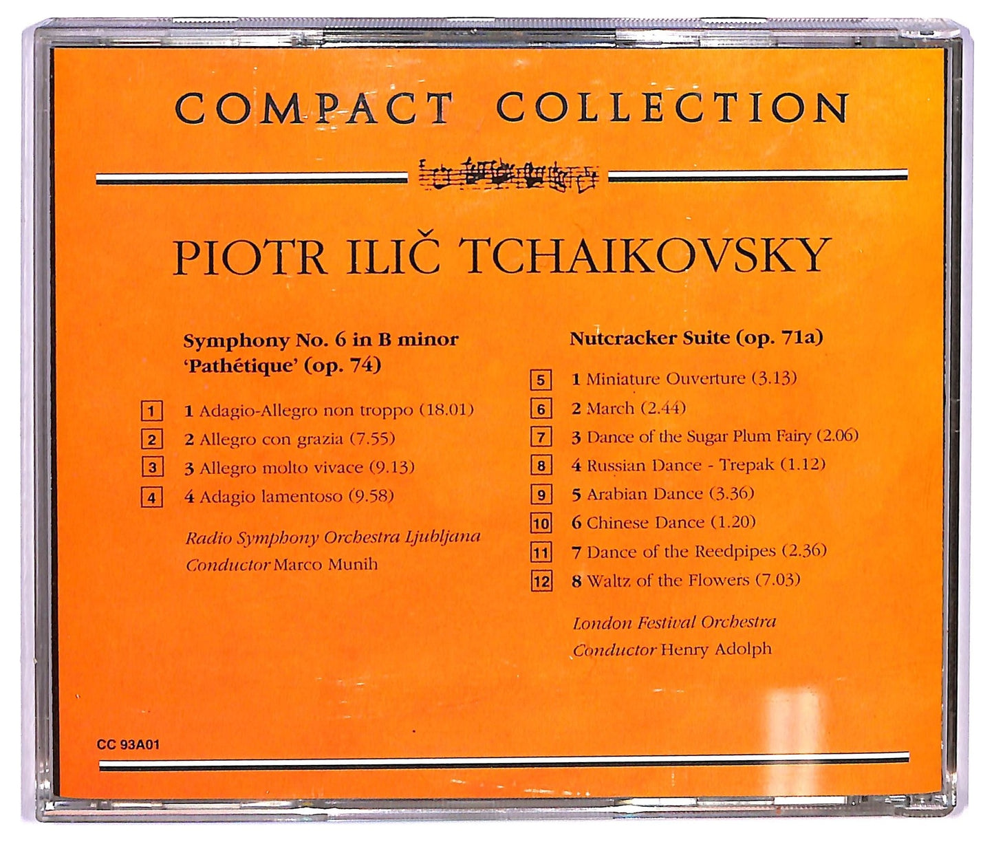 EBOND Ciaikovski - I Capolavori: Sinfonia N. 6 In Si Minore 'Patetica' (op. 74) CD CD073610