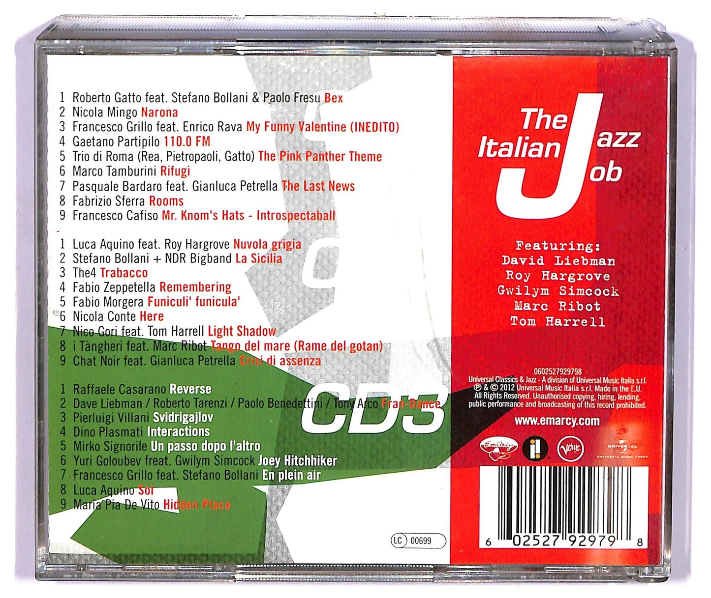 EBOND Various - The Italian Jazz Job CD CD073660