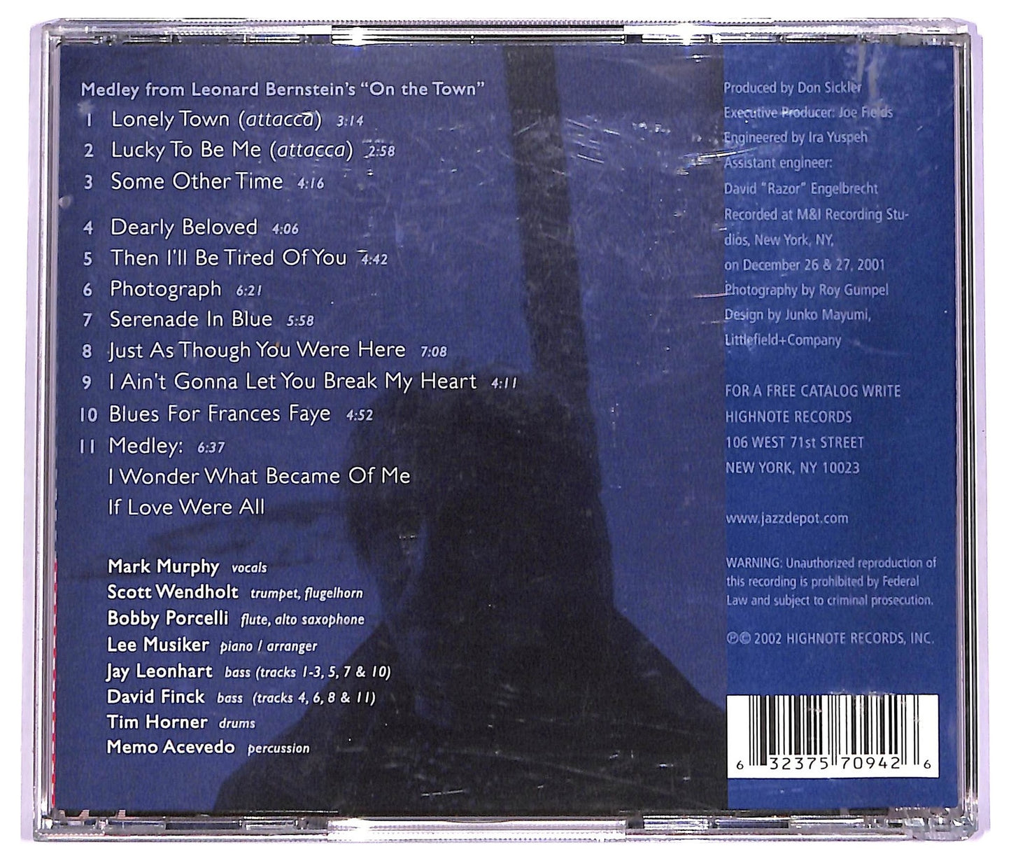 EBOND Mark Murphy - Lucky To Be Me CD CD073717