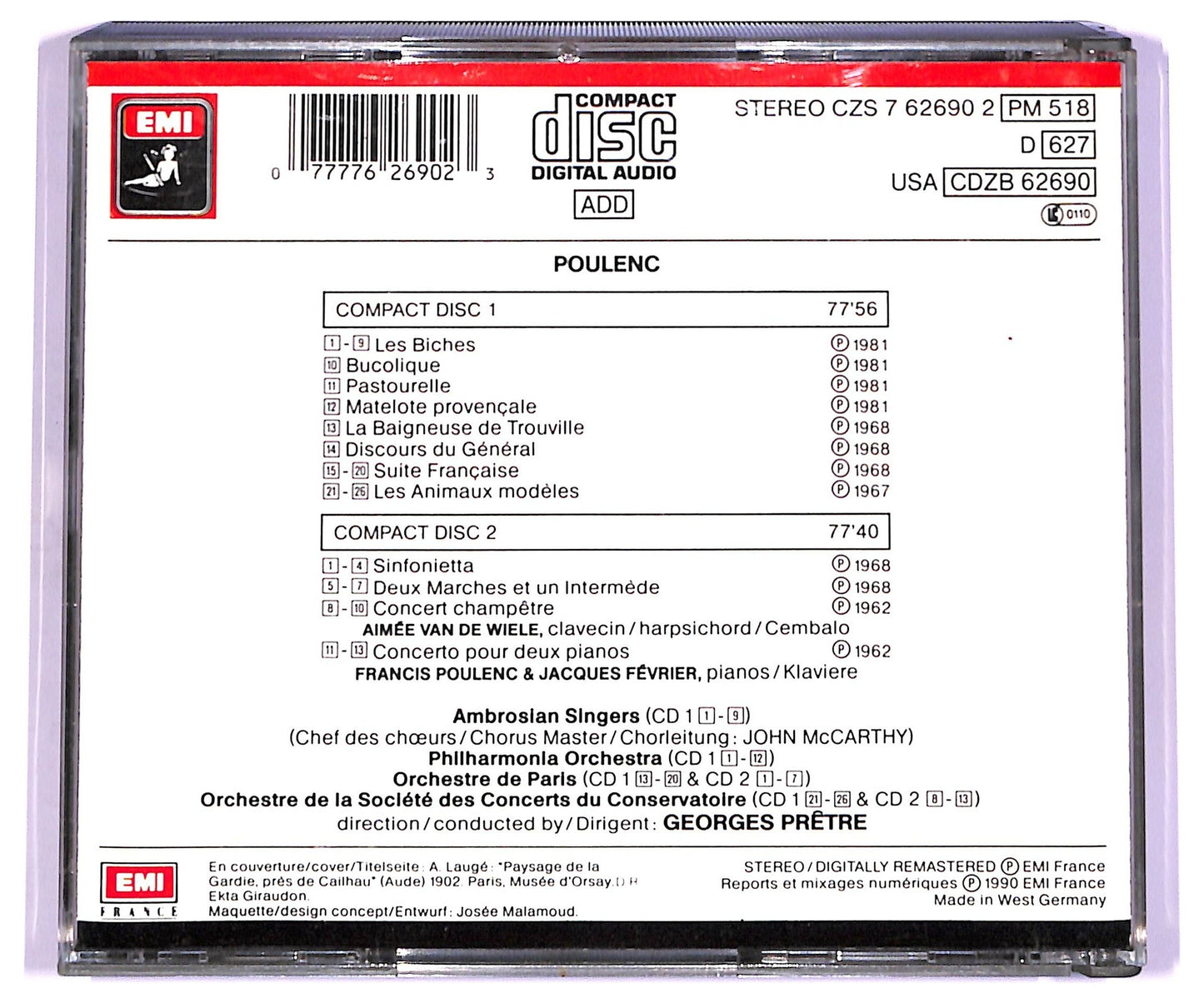 EBOND Various - Oeuvres Orchestrales CD CD073746