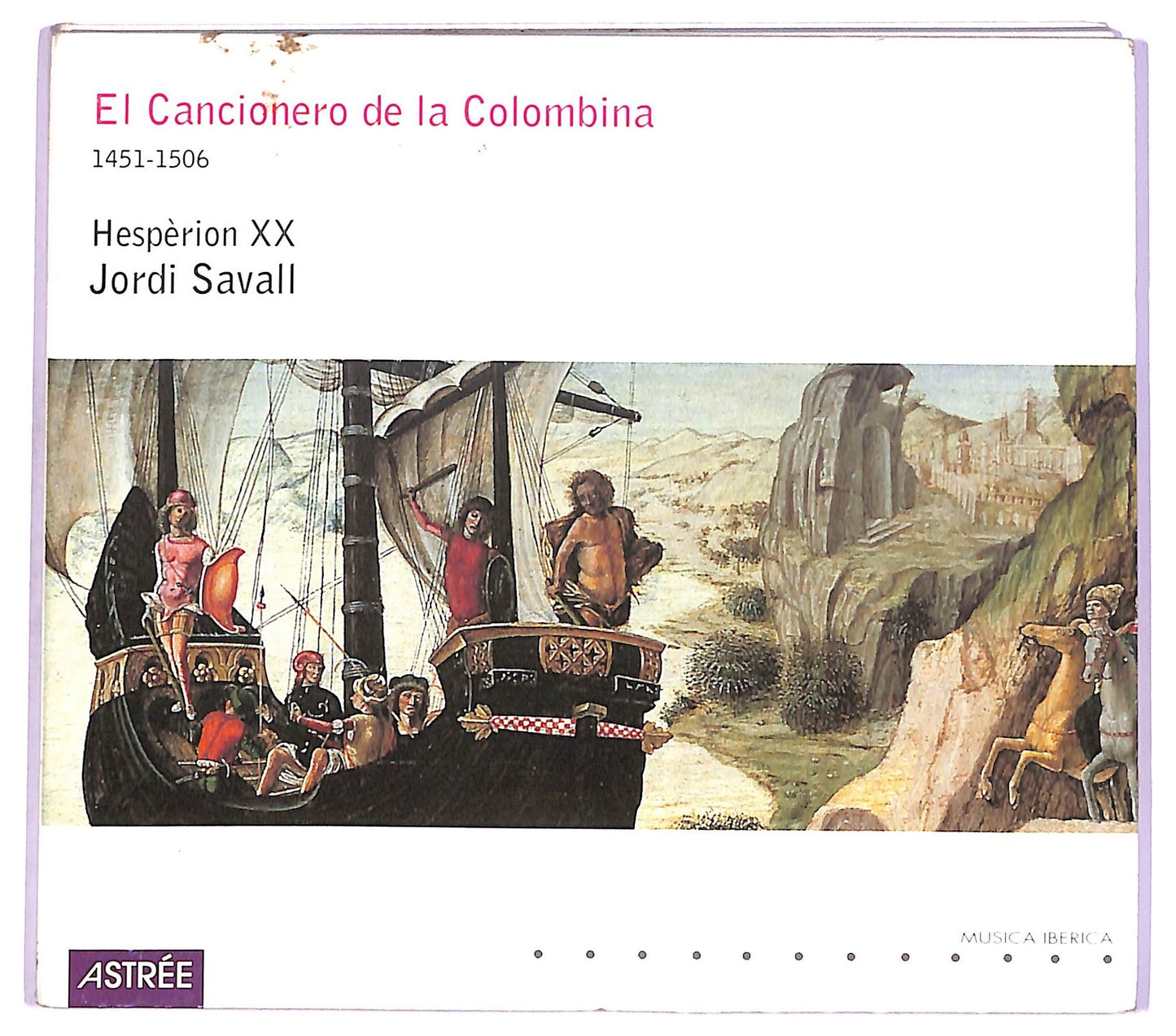 EBOND Hesperion XX Jordi Savall - El Cancionero De La Colombina (1451-1506) CD CD073818