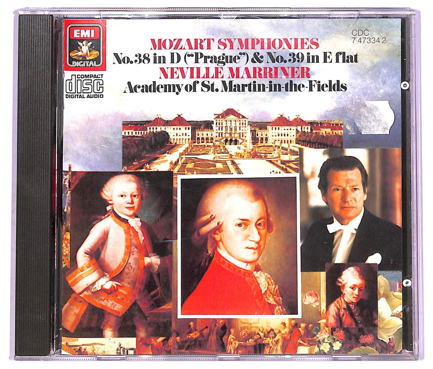EBOND Sir Neville Marriner - Mozart Symphonies No. 38 In D ('Prague') & No. 39 In E flat CD CD073823