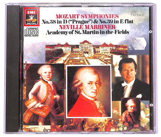 EBOND Sir Neville Marriner - Mozart Symphonies No. 38 In D ('Prague') & No. 39 In E flat CD CD073823