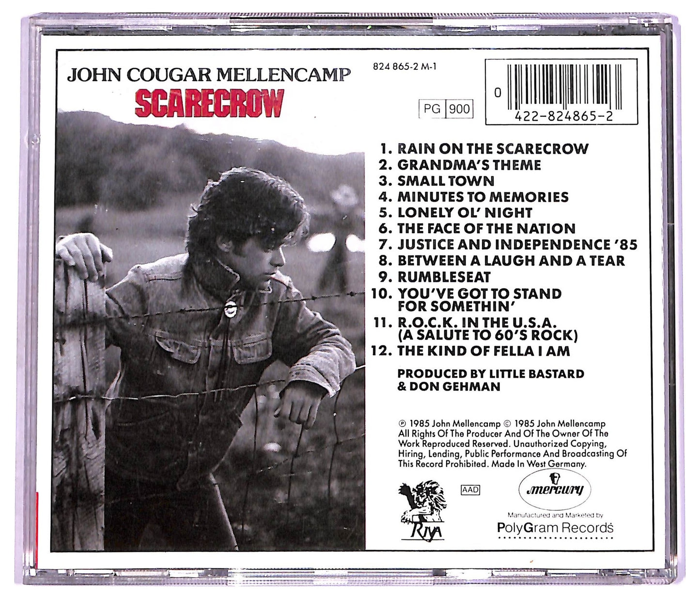 EBOND John Cougar Mellencamp - Scarecrow CD CD073847
