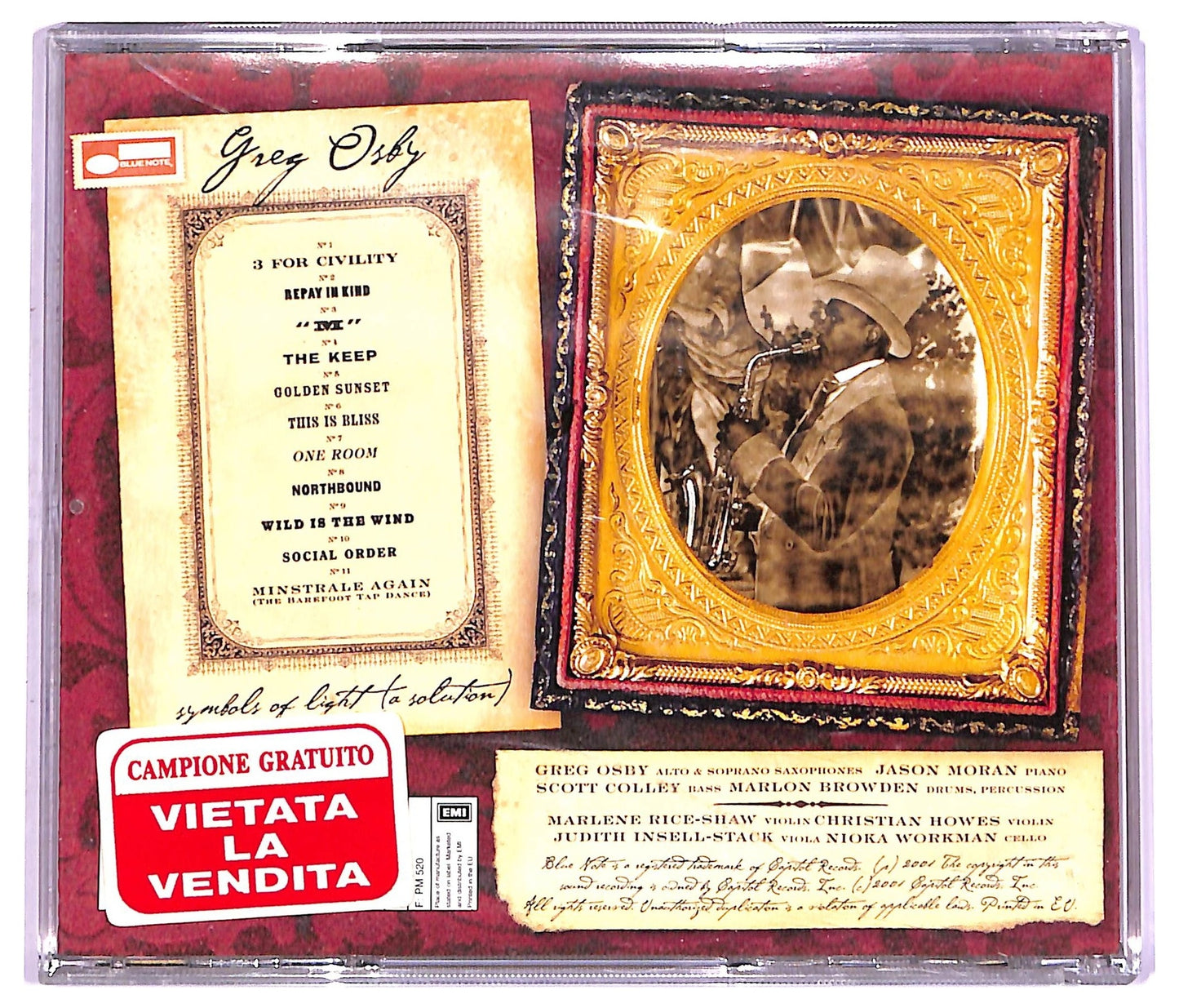 EBOND Greg Osby - Symbols Of Light (A Solution) CD CD073862