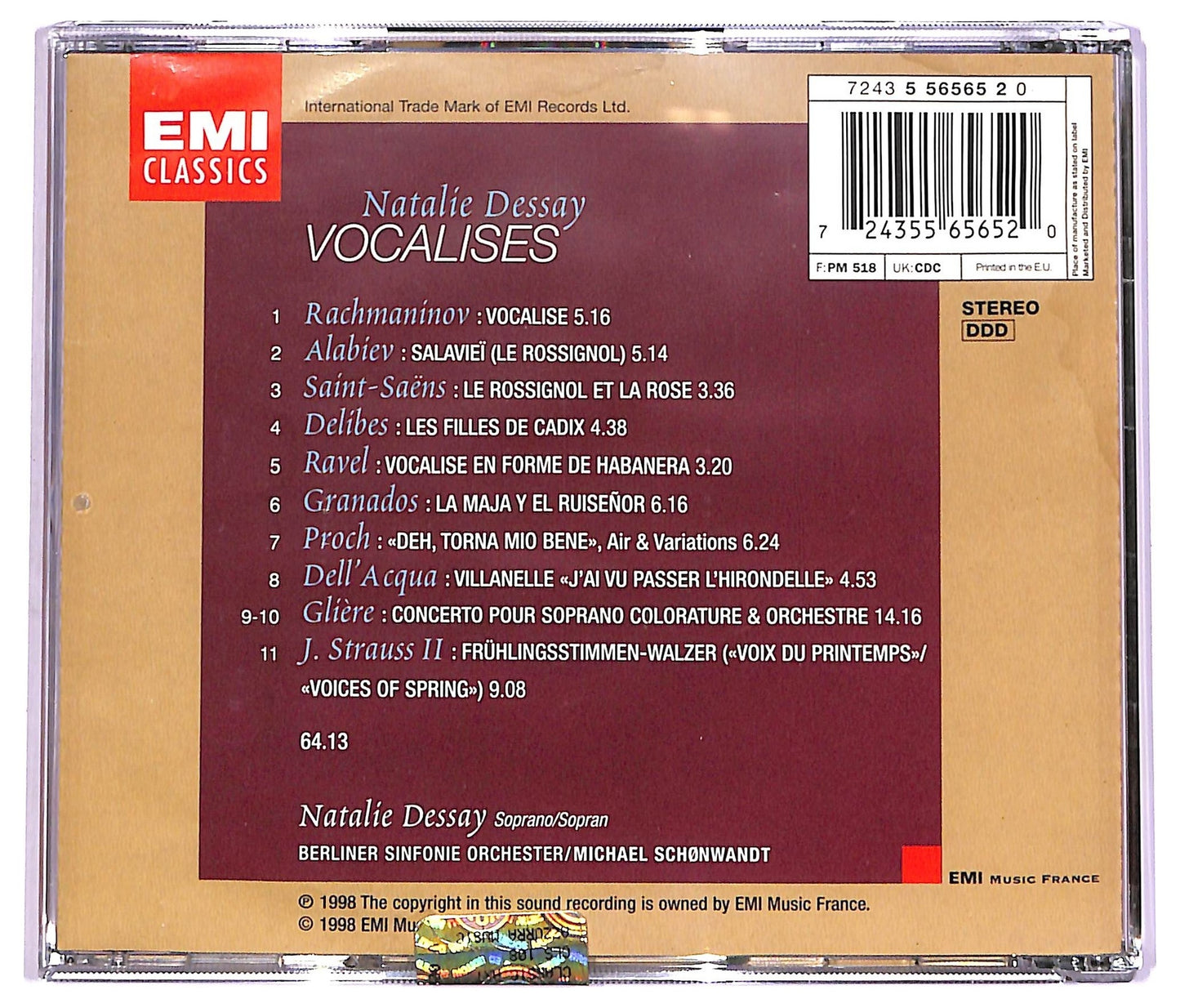 EBOND Natalie Dessay - Vocalises CD CD073939