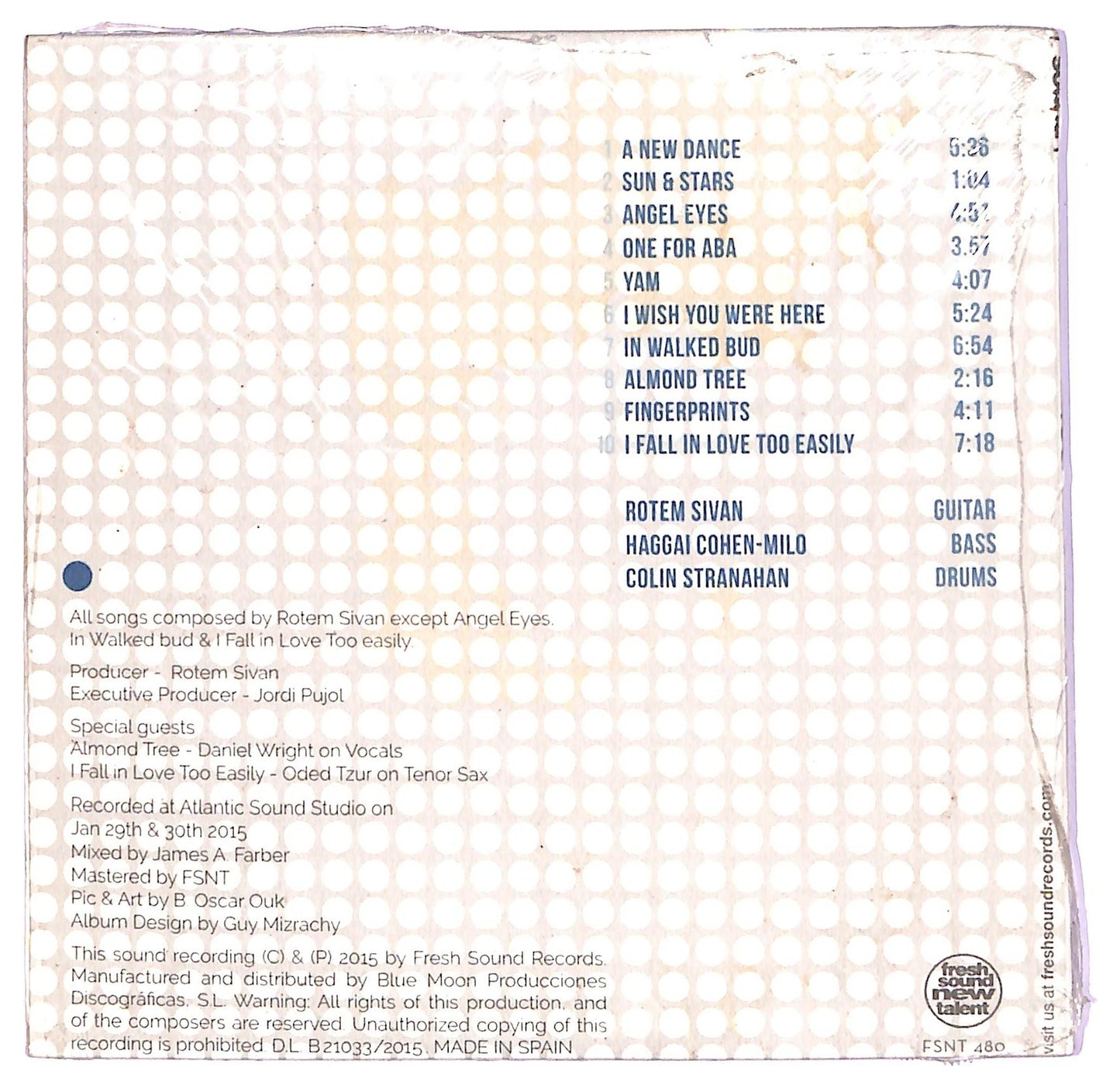 EBOND Rotem Sivan Trio - A New Dance CD CD073944