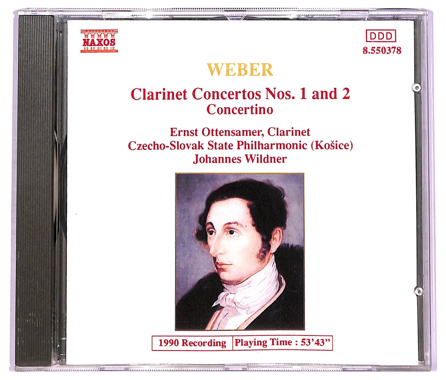 EBOND Carl Maria von Weber - Weber: Clarinet Concertos Nos. 1 And 2 - Concertino CD CD073946