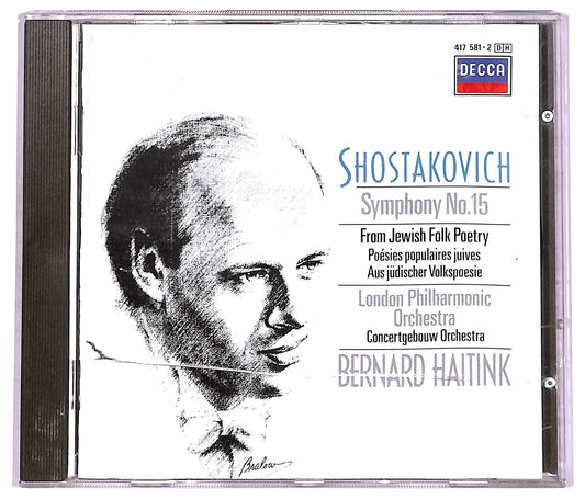 EBOND Shostakovich - Symphony No.15 / From Jewish Folk Poetry CD CD074015