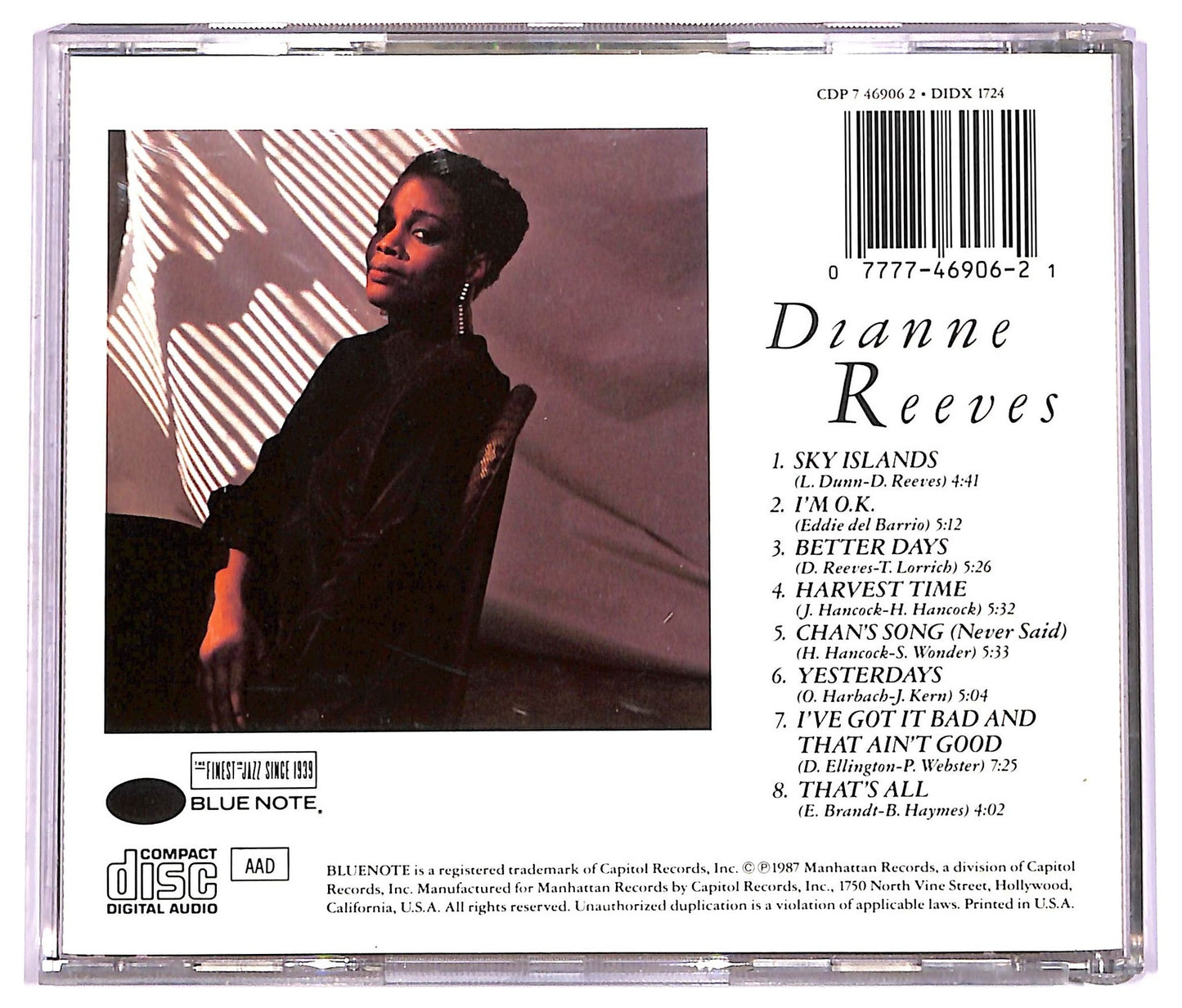 EBOND Dianne Reeves - Dianne Reeves CD CD074043
