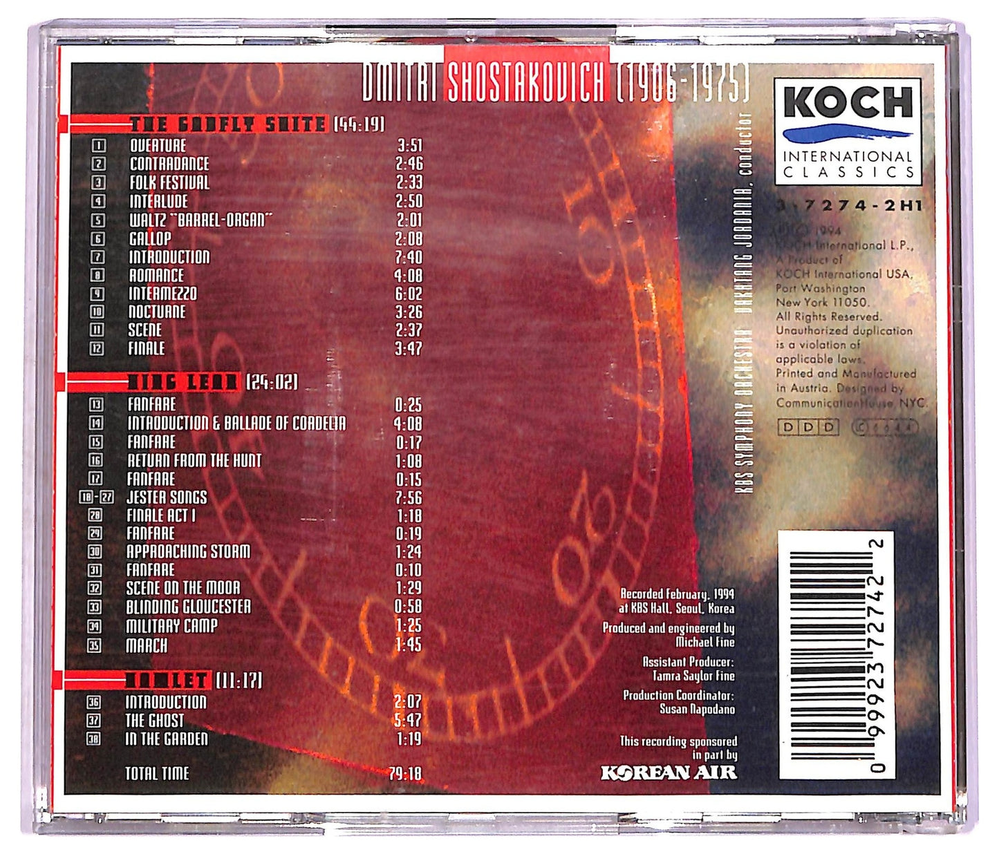 EBOND Vakhtang Jordania - Suites For Film And Stage CD CD074118