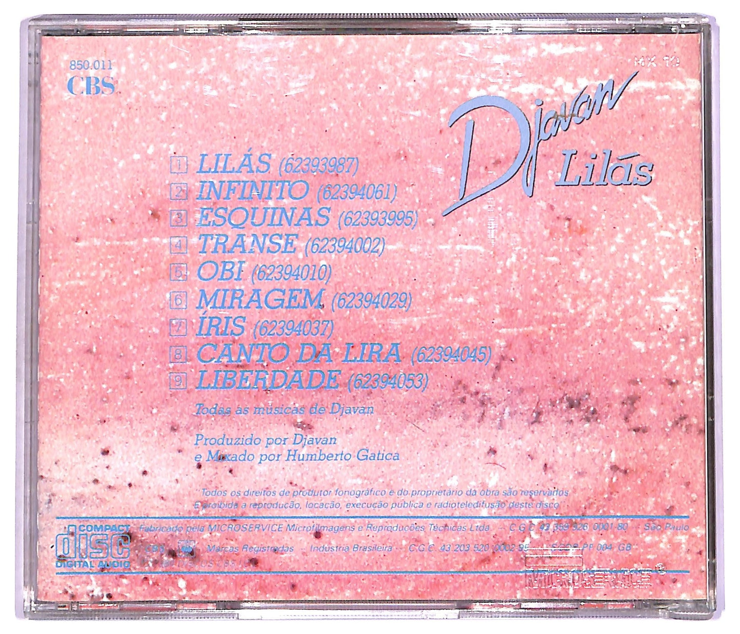 EBOND Djavan - Lilas CD CD074152