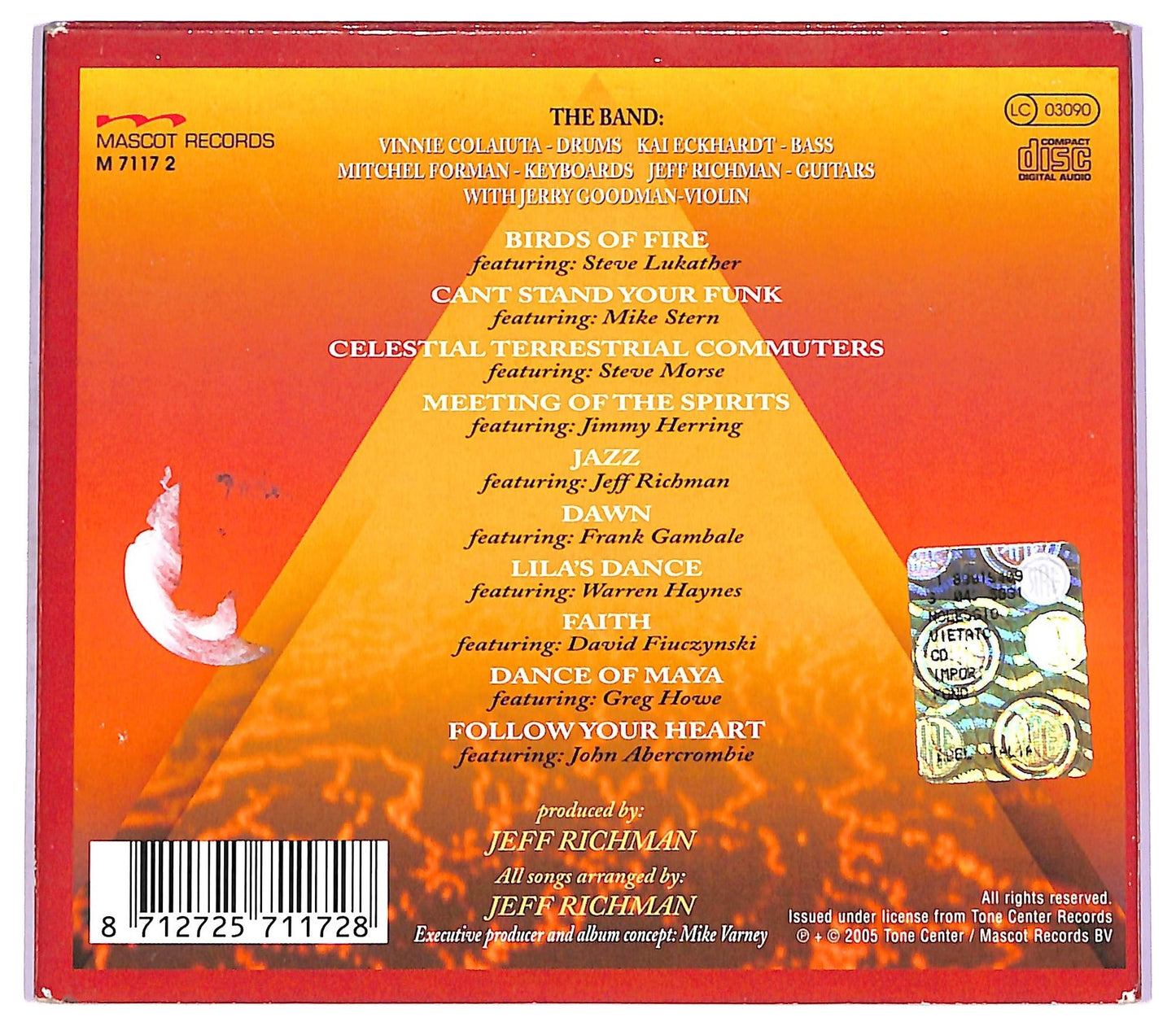 EBOND Various - Visions Of An Inner Mounting Apocalypse: A Fusion Guitar Tribute CD CD074162