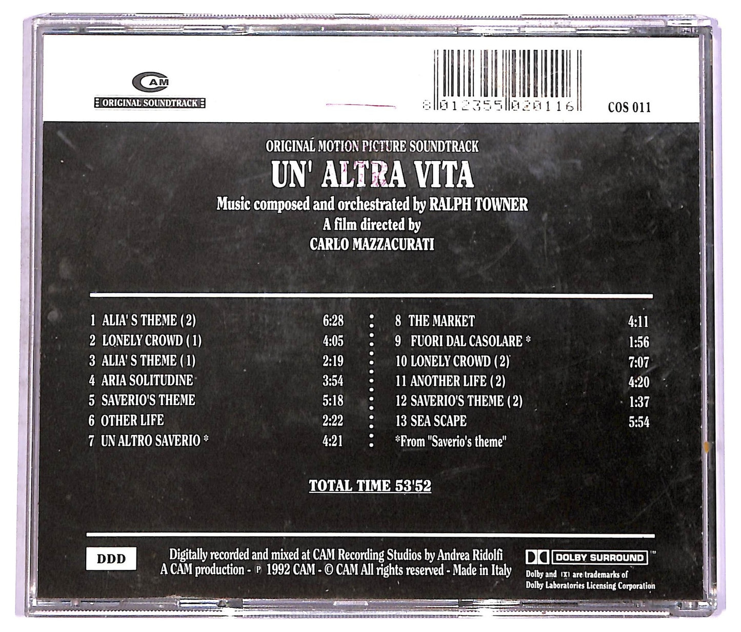 EBOND Ralph Towner - Un' Altra Vita CD CD074201