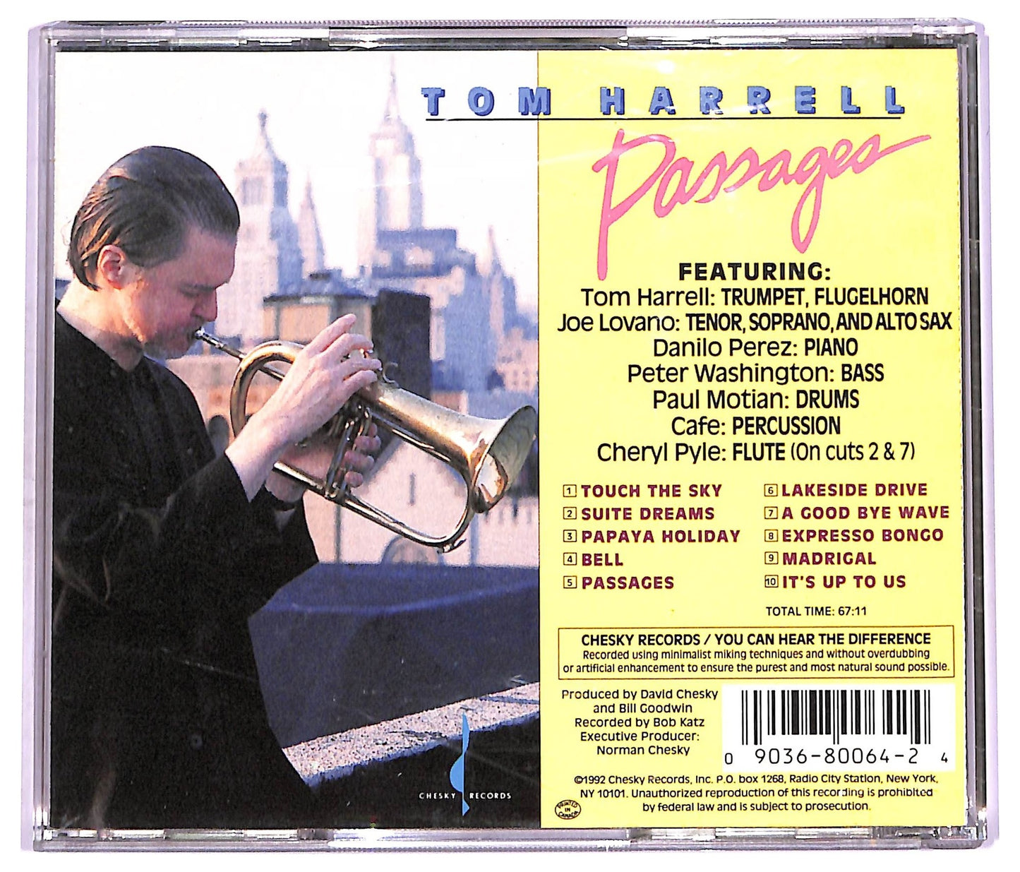 EBOND Tom Harrell - Passages CD CD074229
