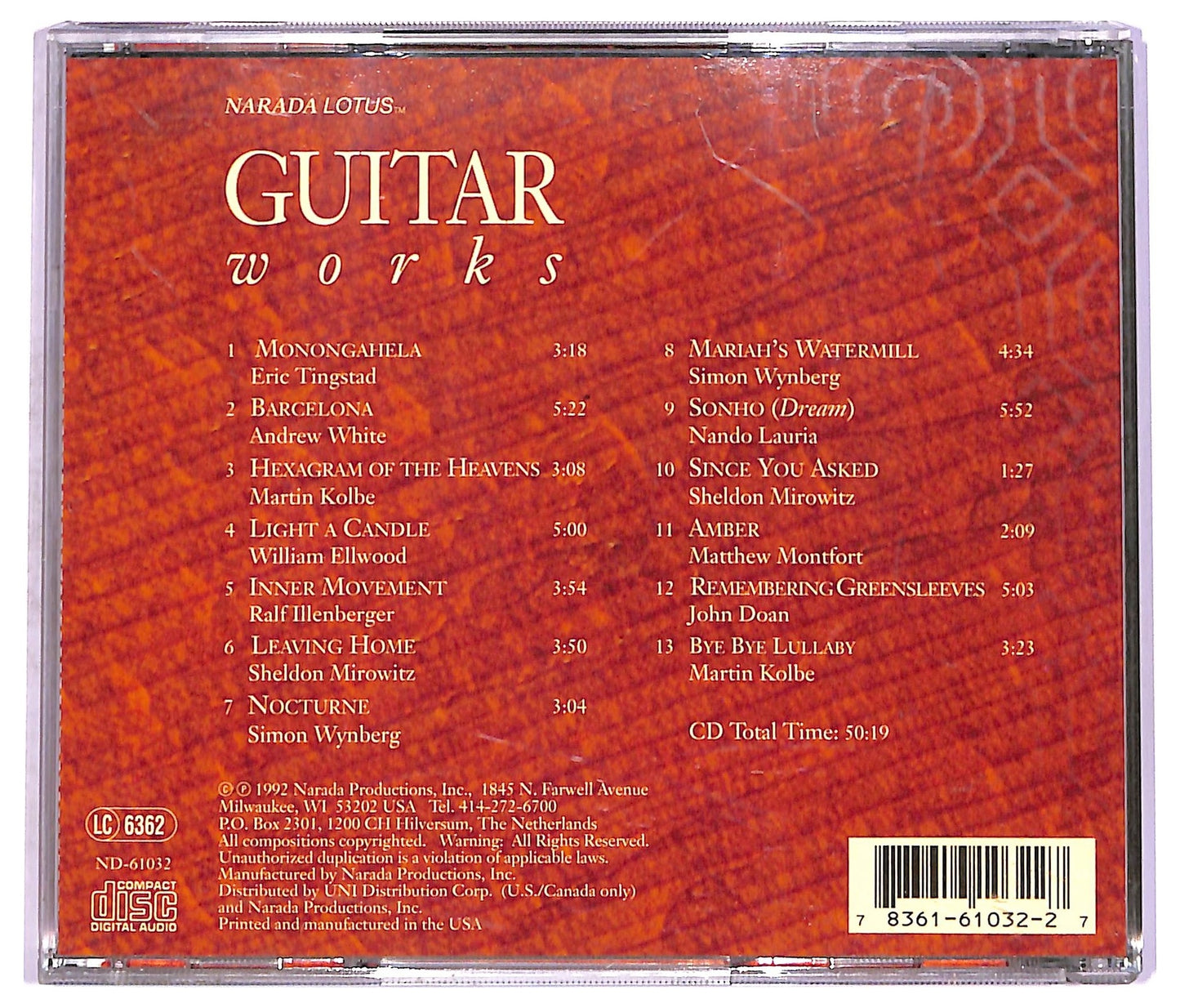 EBOND Various - Guitar Works CD CD074234