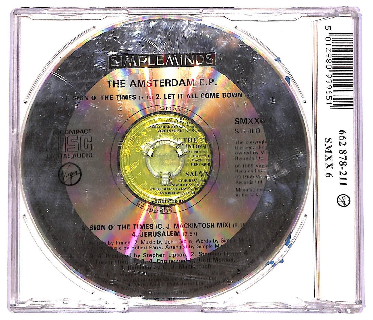 EBOND Simple Minds - The Amsterdam EP CD CD074250