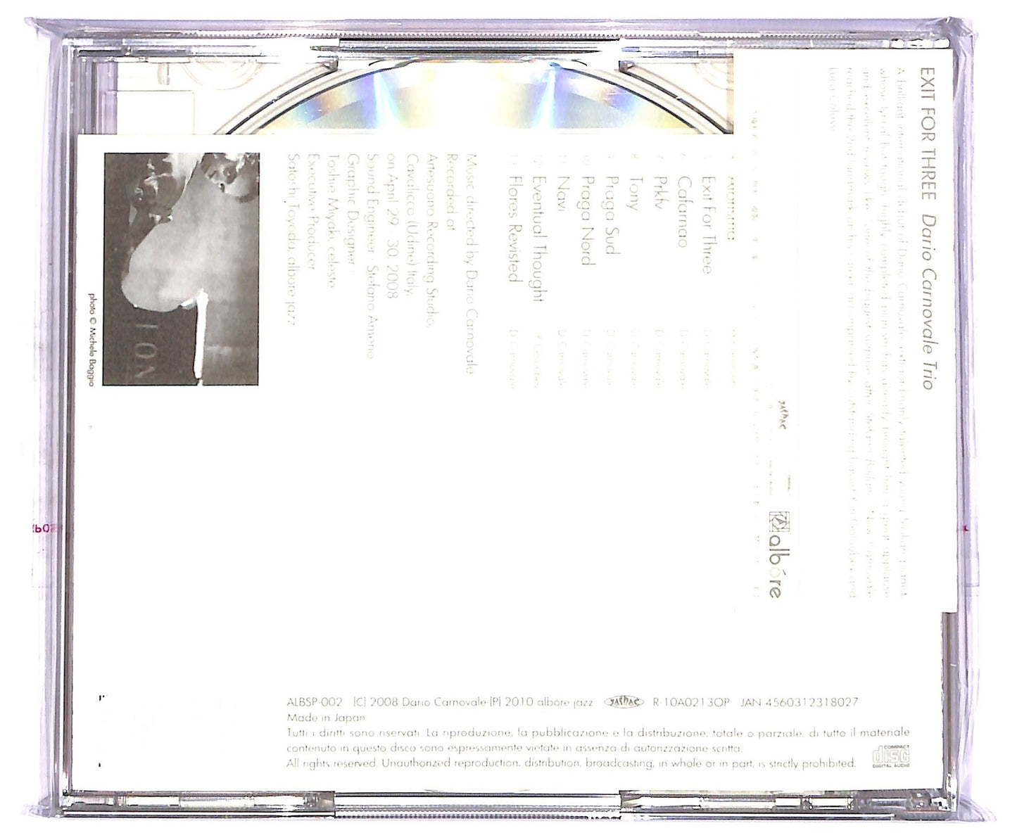 EBOND Dario Carnovale - Exit for Three CD CD074301