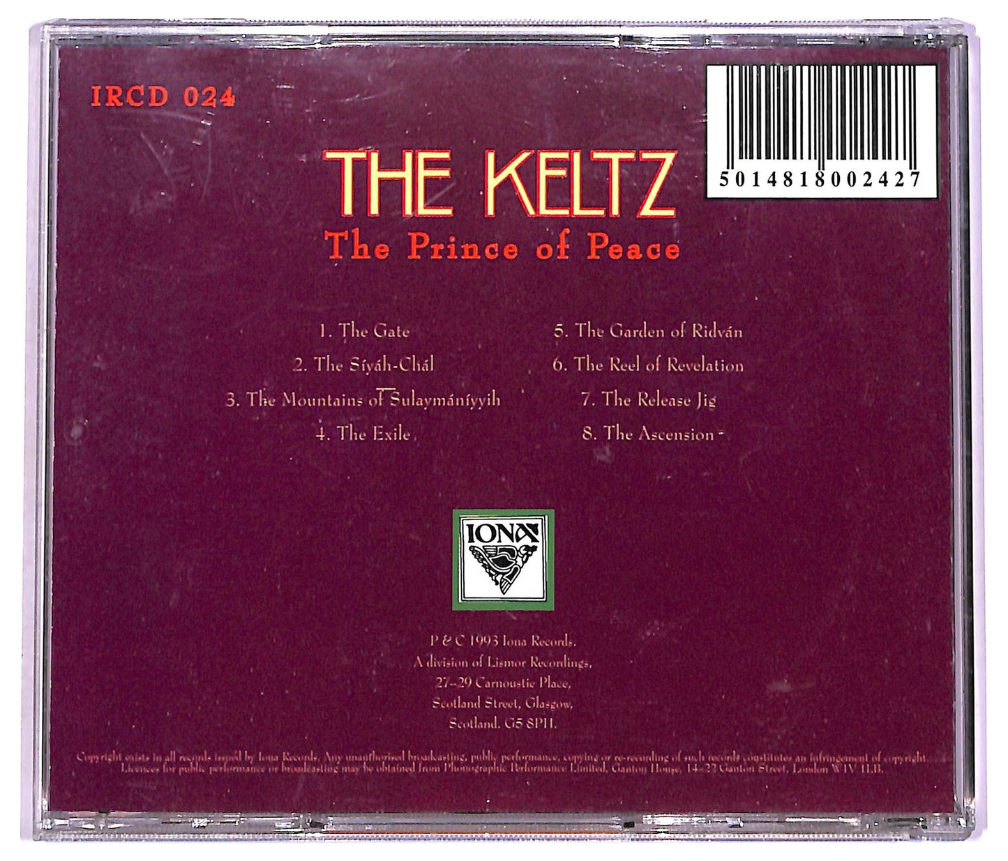 EBOND The Keltz - the Prince of Peace CD CD074448